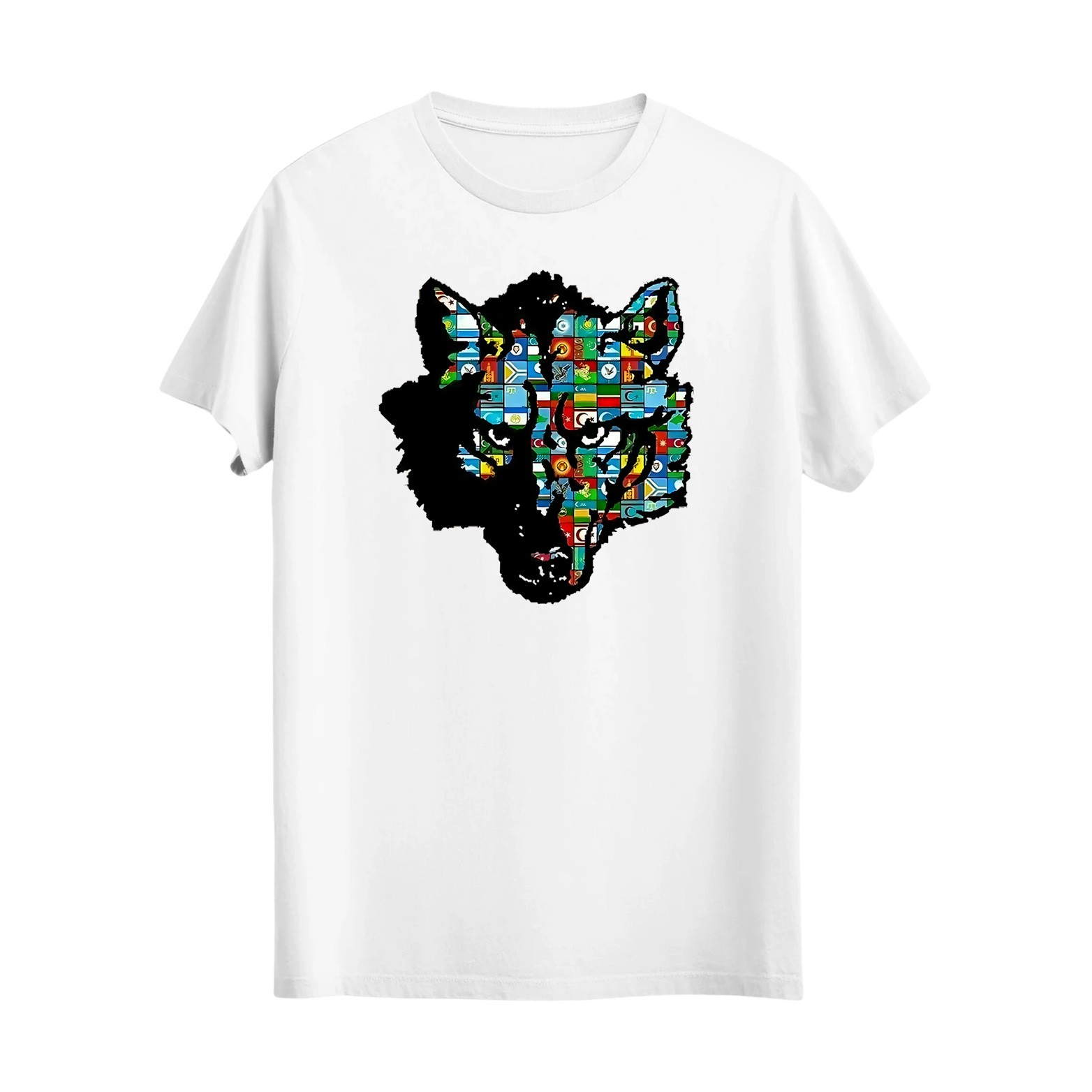 0030: Ulkeler_Kurt Baskılı Tshirt. 