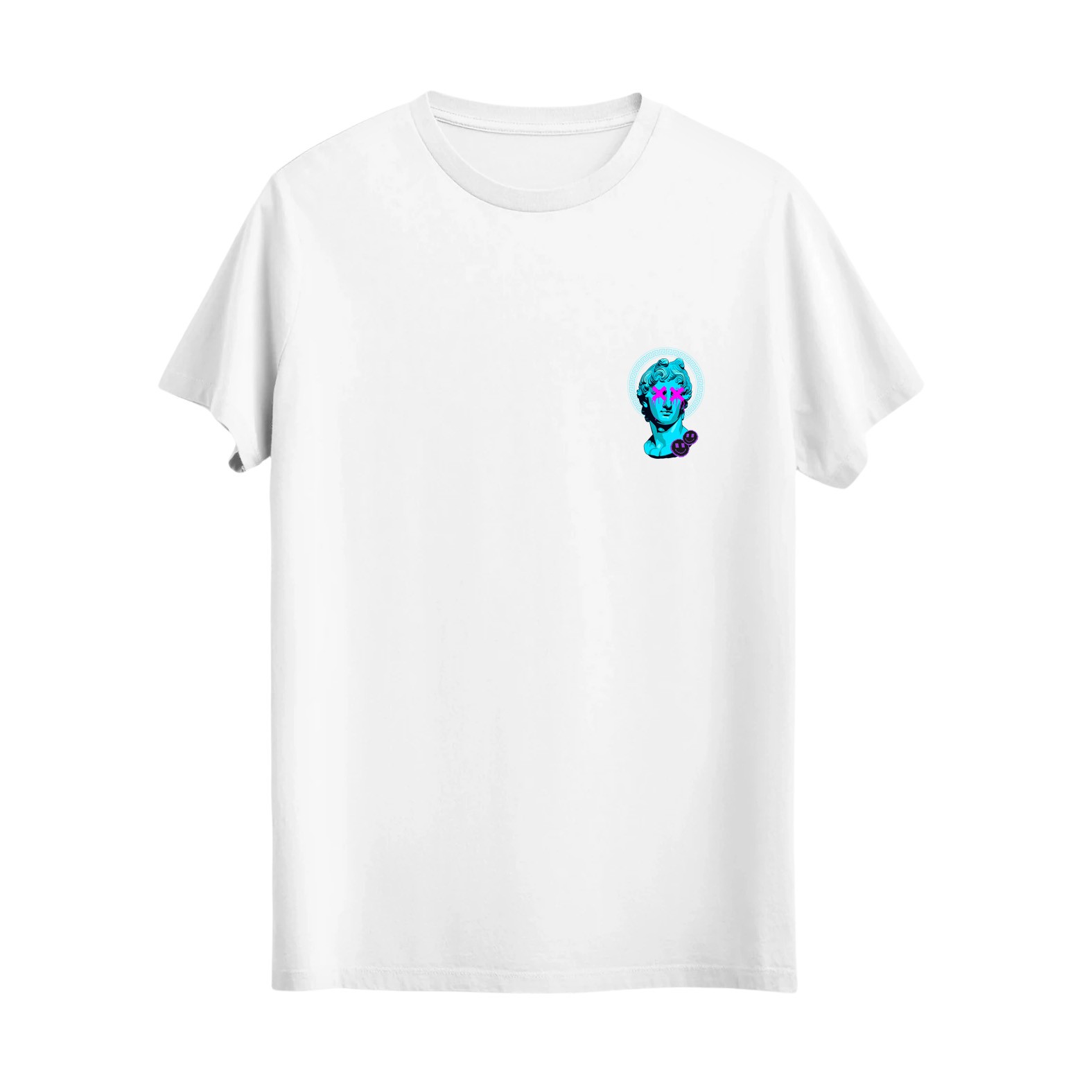 0070: Davut Heykeli Baskılı Tshirt. 