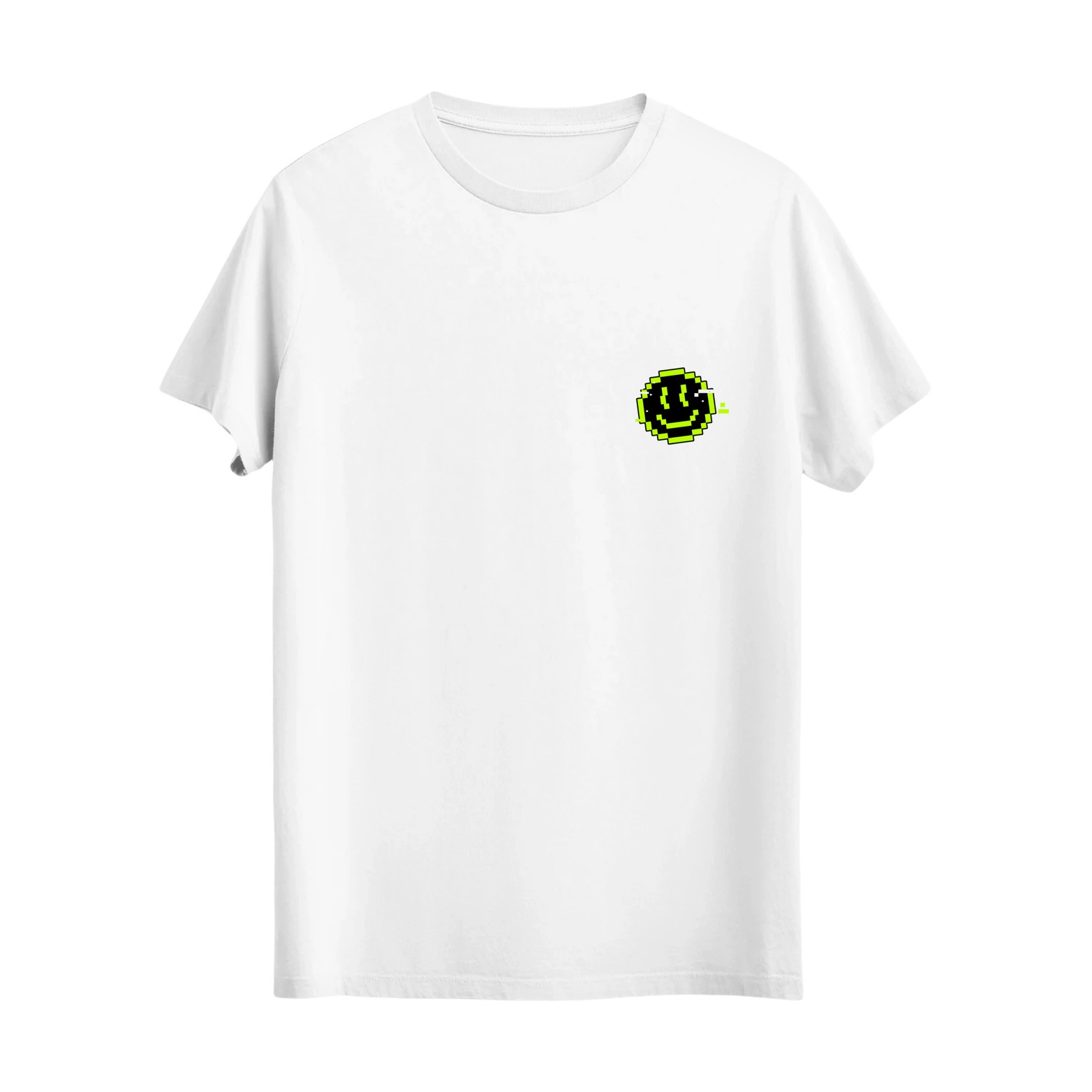 0063: Gülen yüz Baskılı Tshirt. 