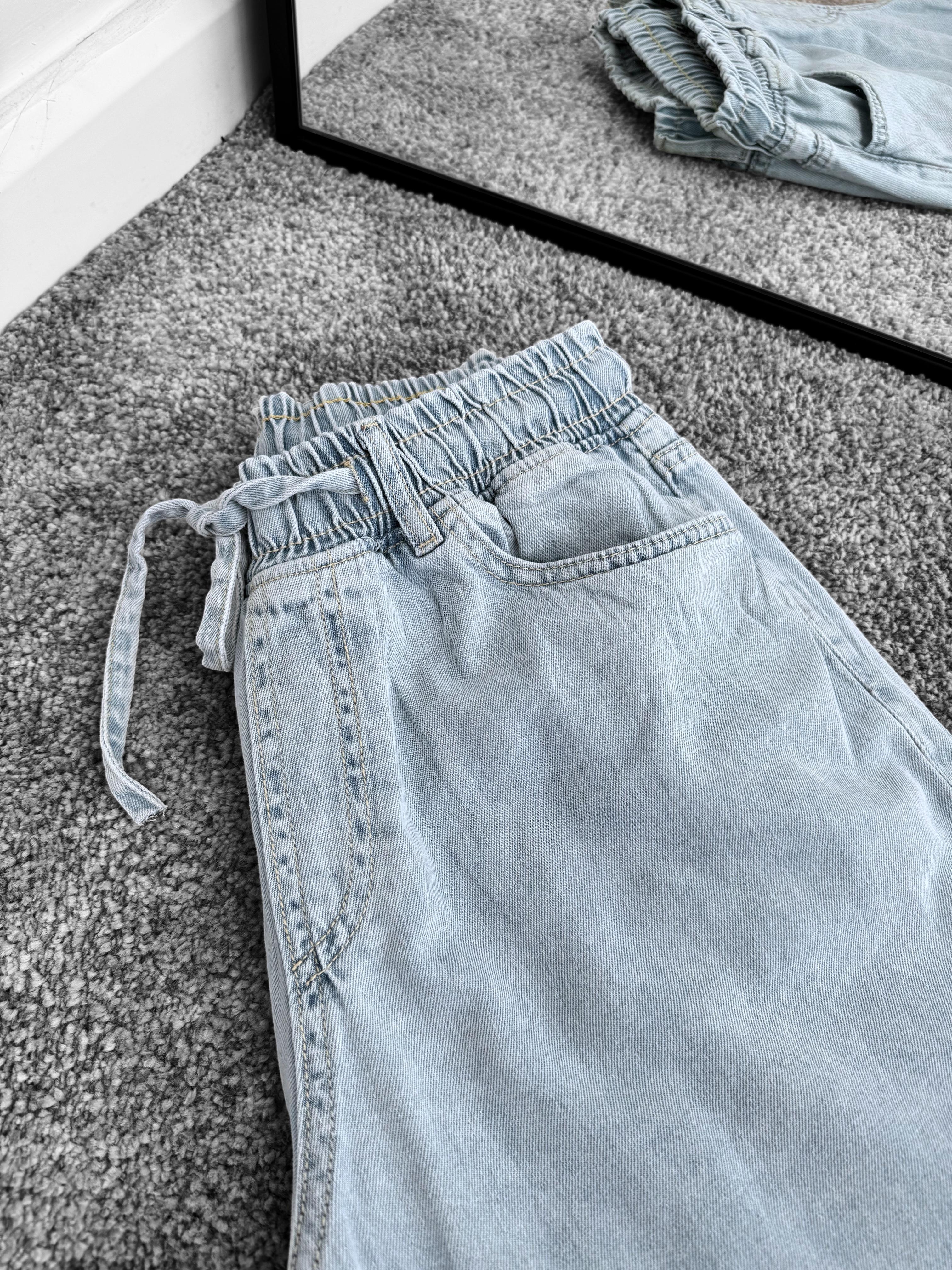Kot Baggy Bağcıklı Gabardin Pantolon