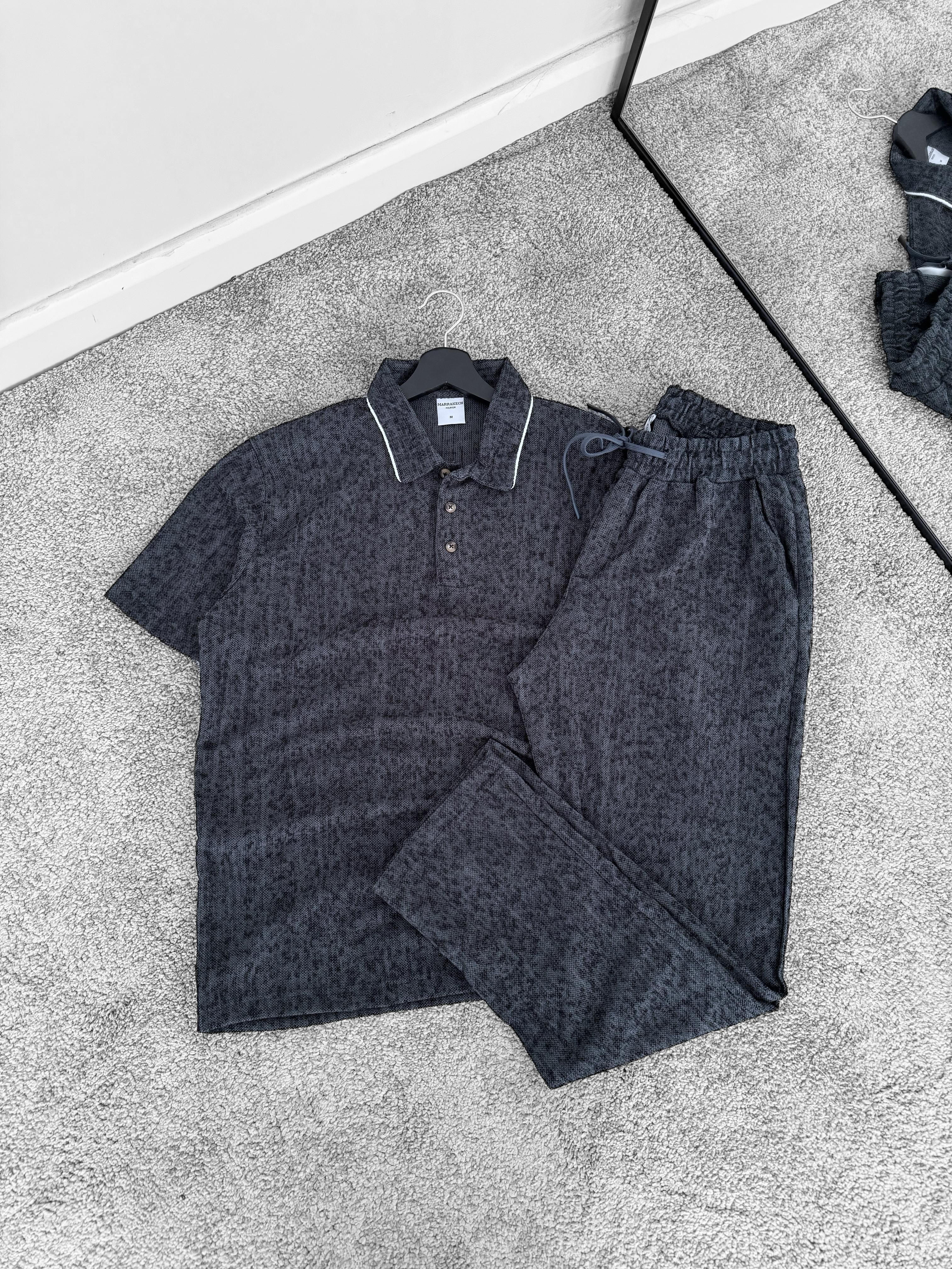 Havlu Kumaş Oversize Takım (VV320) - Lacivert