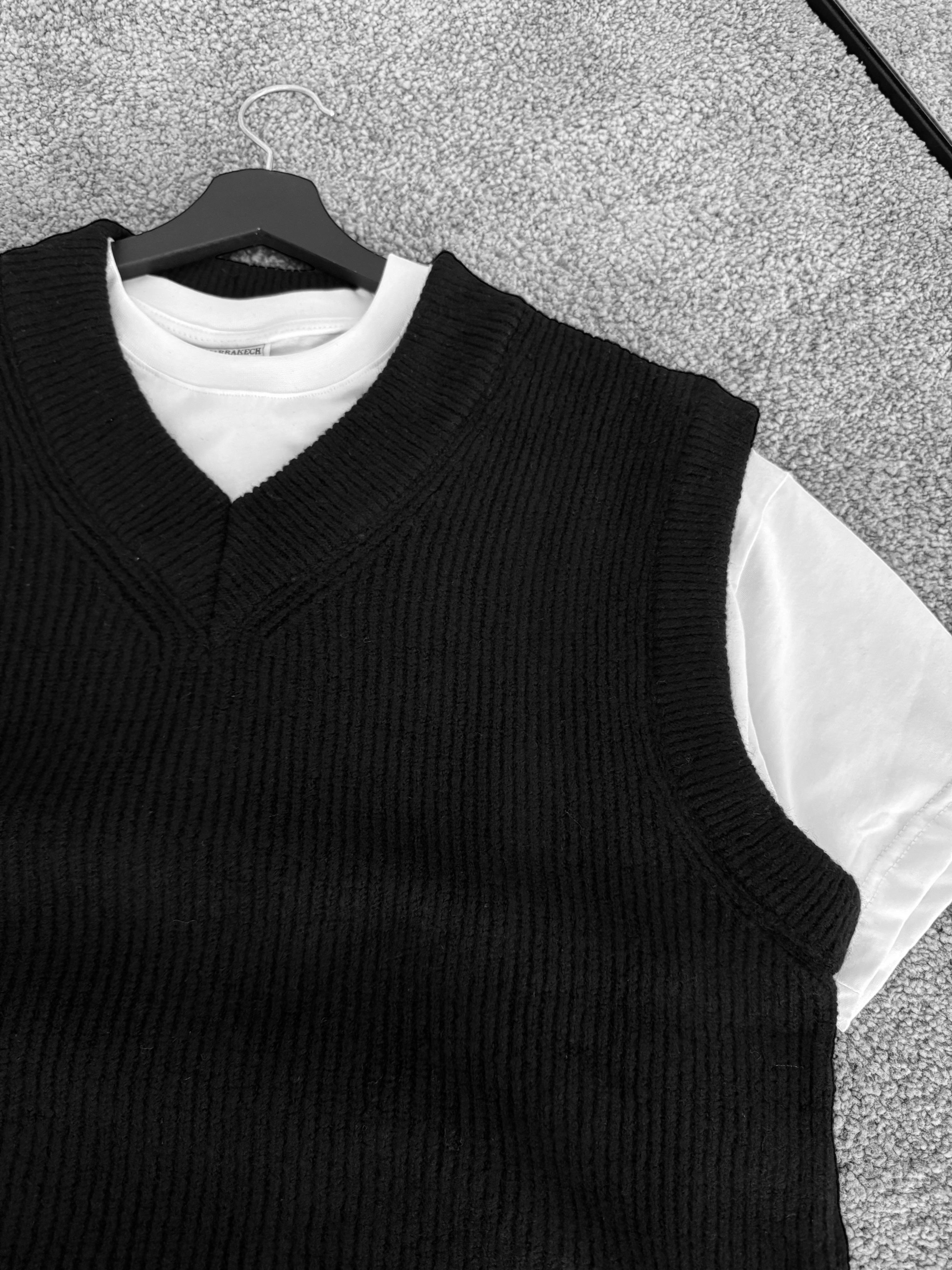 Oversize Triko Süveter (VV171)