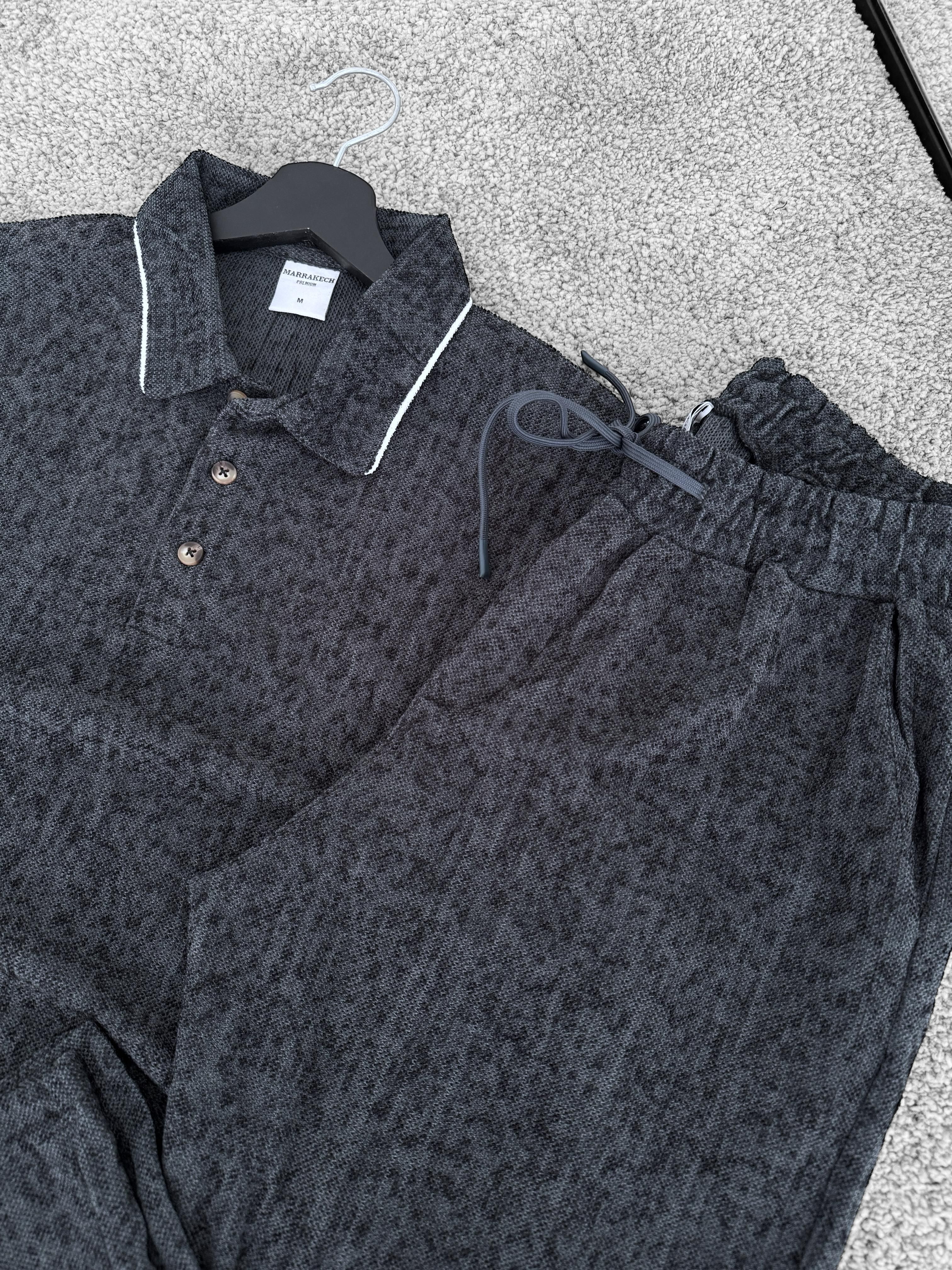 Havlu Kumaş Oversize Takım (VV320) - Lacivert