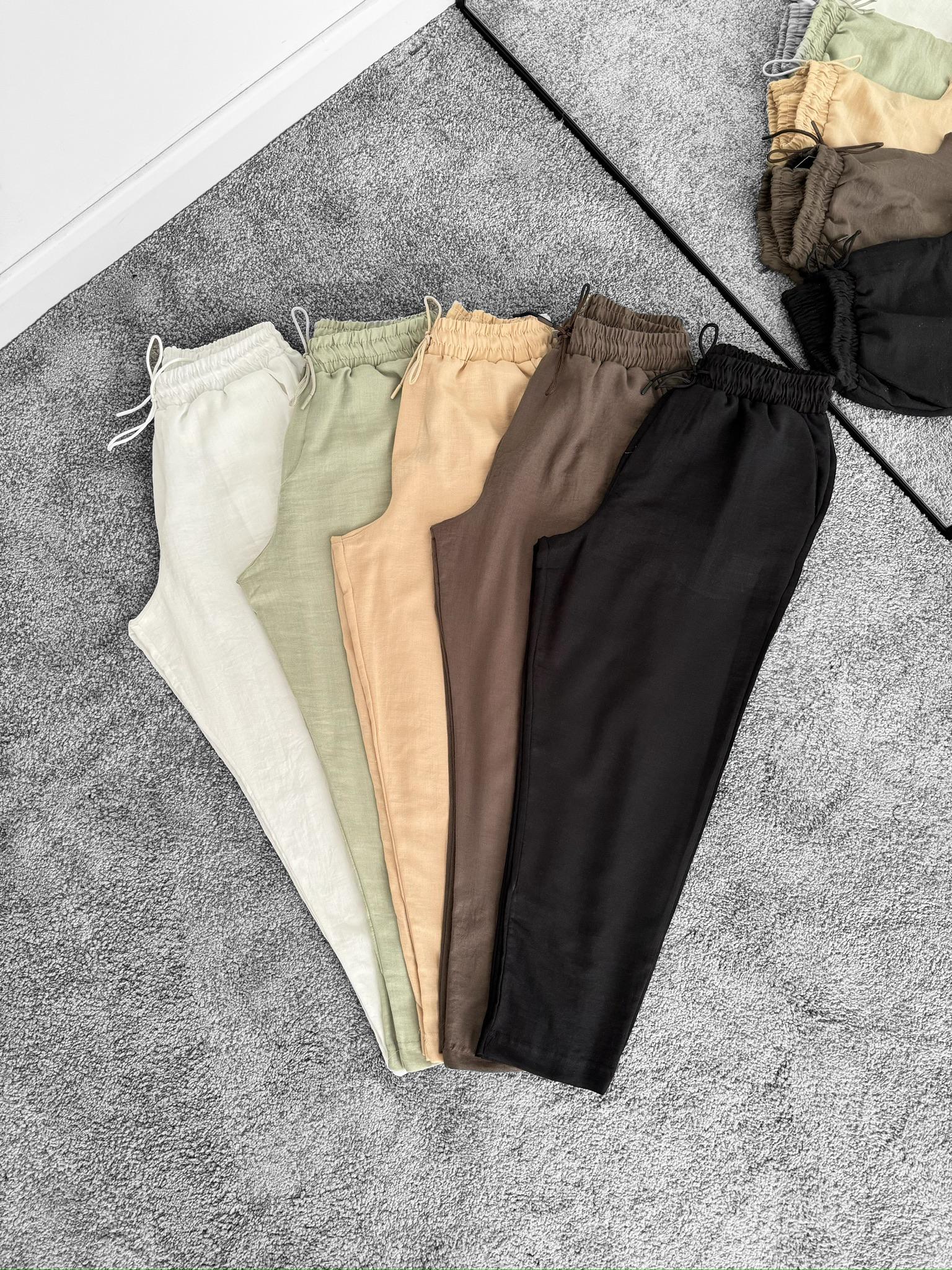 Boyfriend Keten Pantolon