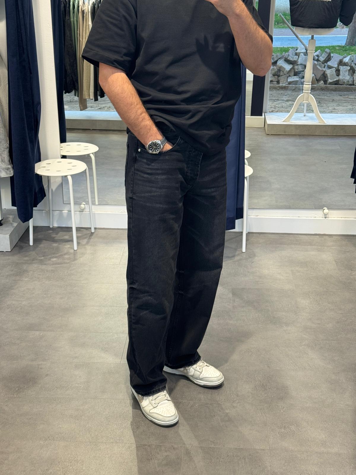 Premium Baggy Kot Pantolon (VV417) - Siyah