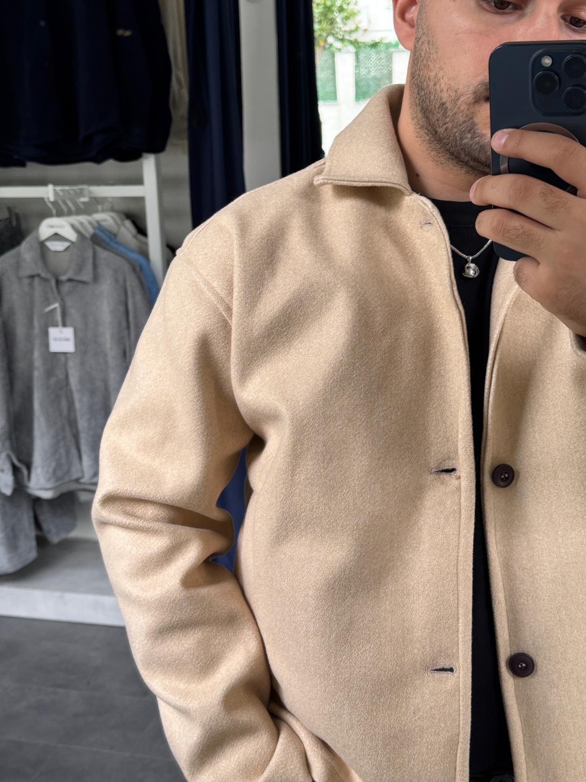 MRK Kaşe Ceket (VV414) - Bej