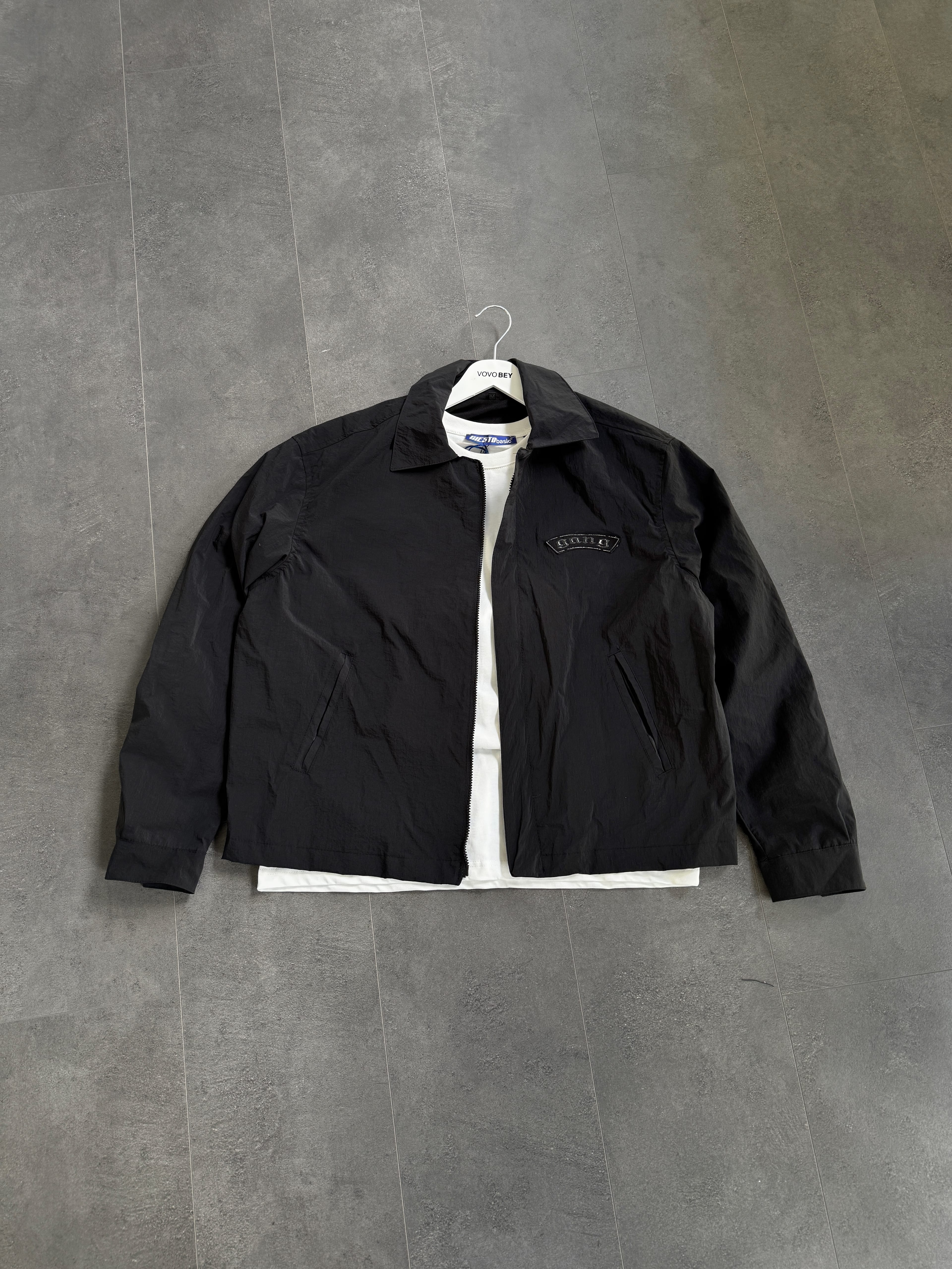 Siyah Gang Yağmurluk (VV388)