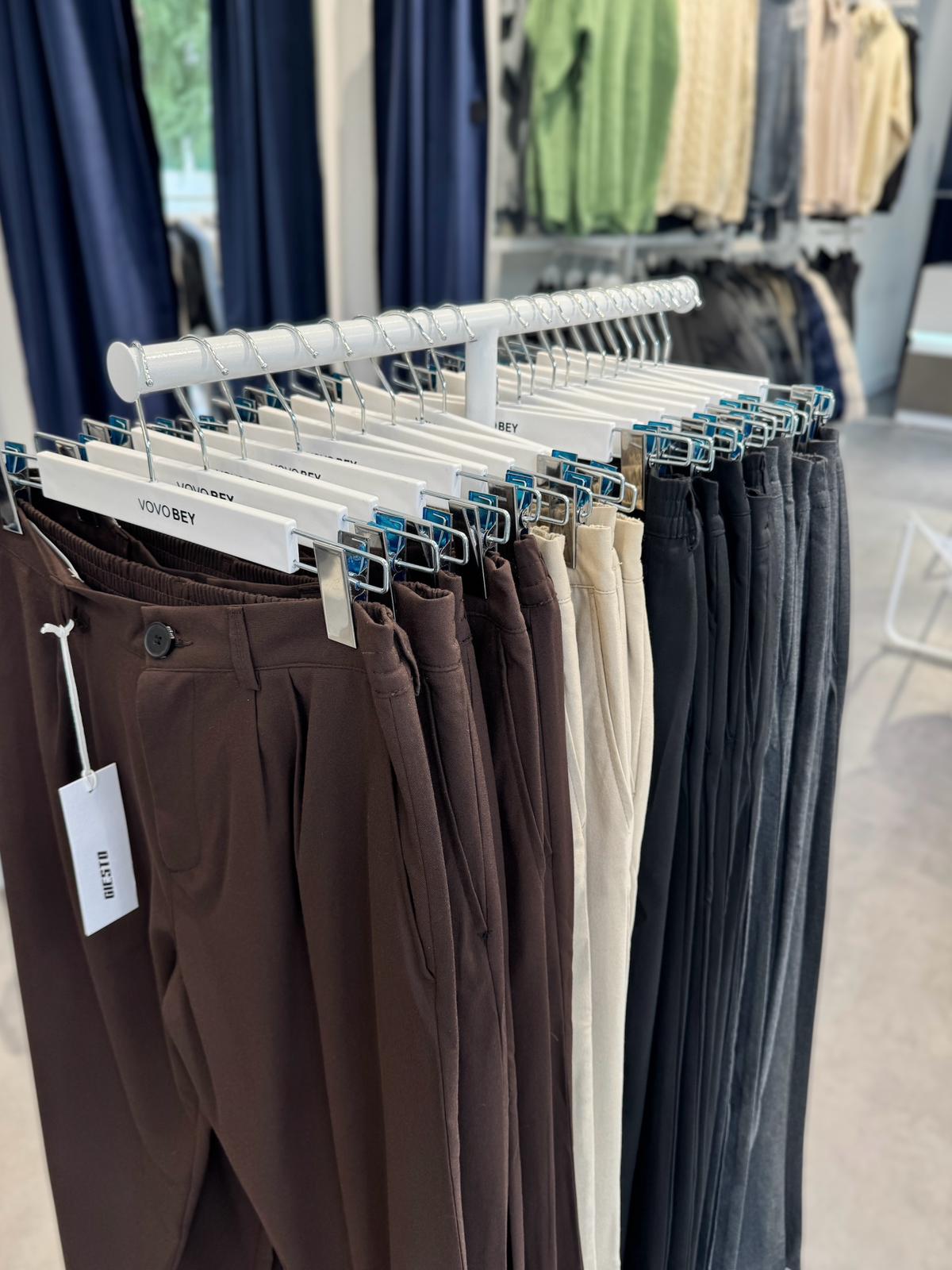 Giesto Kumaş Baggy Kalıp Pantolon (VV413)