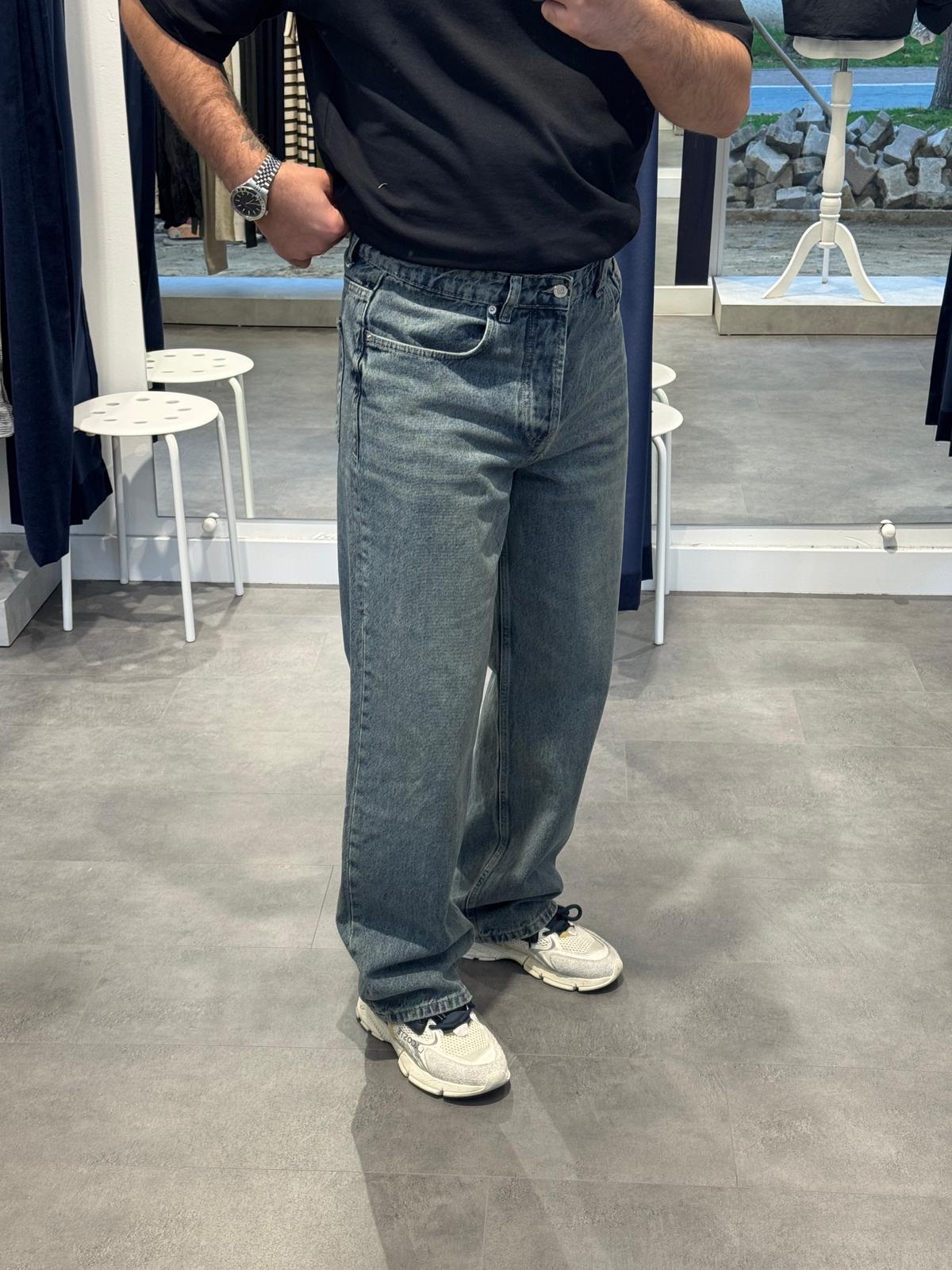 Premium Baggy Kot Pantolon (VV417) - Vintage