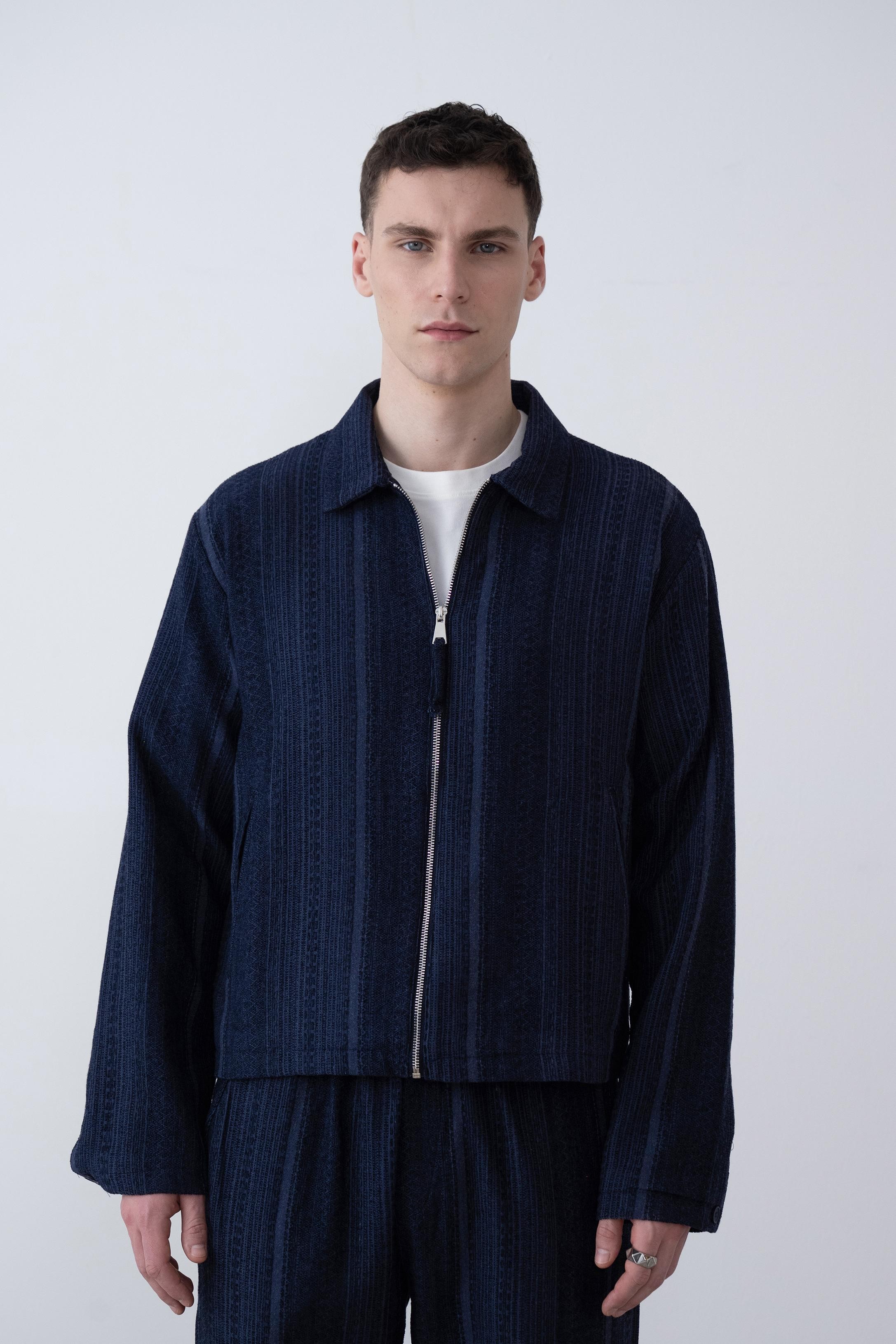 Etnik Desen Oversize Takım (VP103) - Lacivert