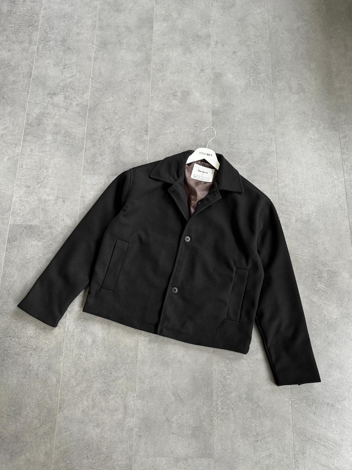 MRK Kaşe Ceket (VV414) - Siyah