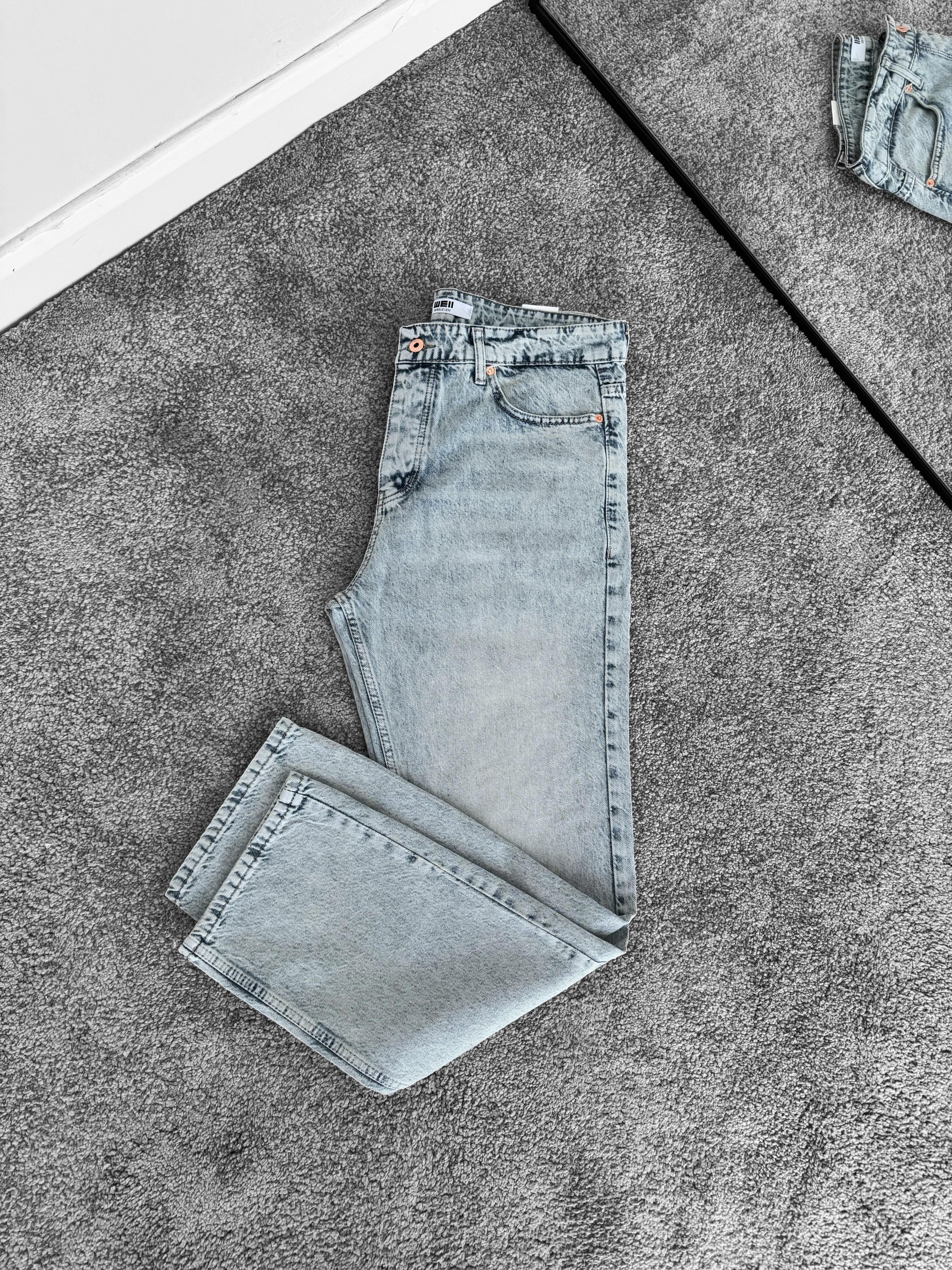 Baggy Kalıp Kot Pantolon (VV213) - Buz Mavi (2366)