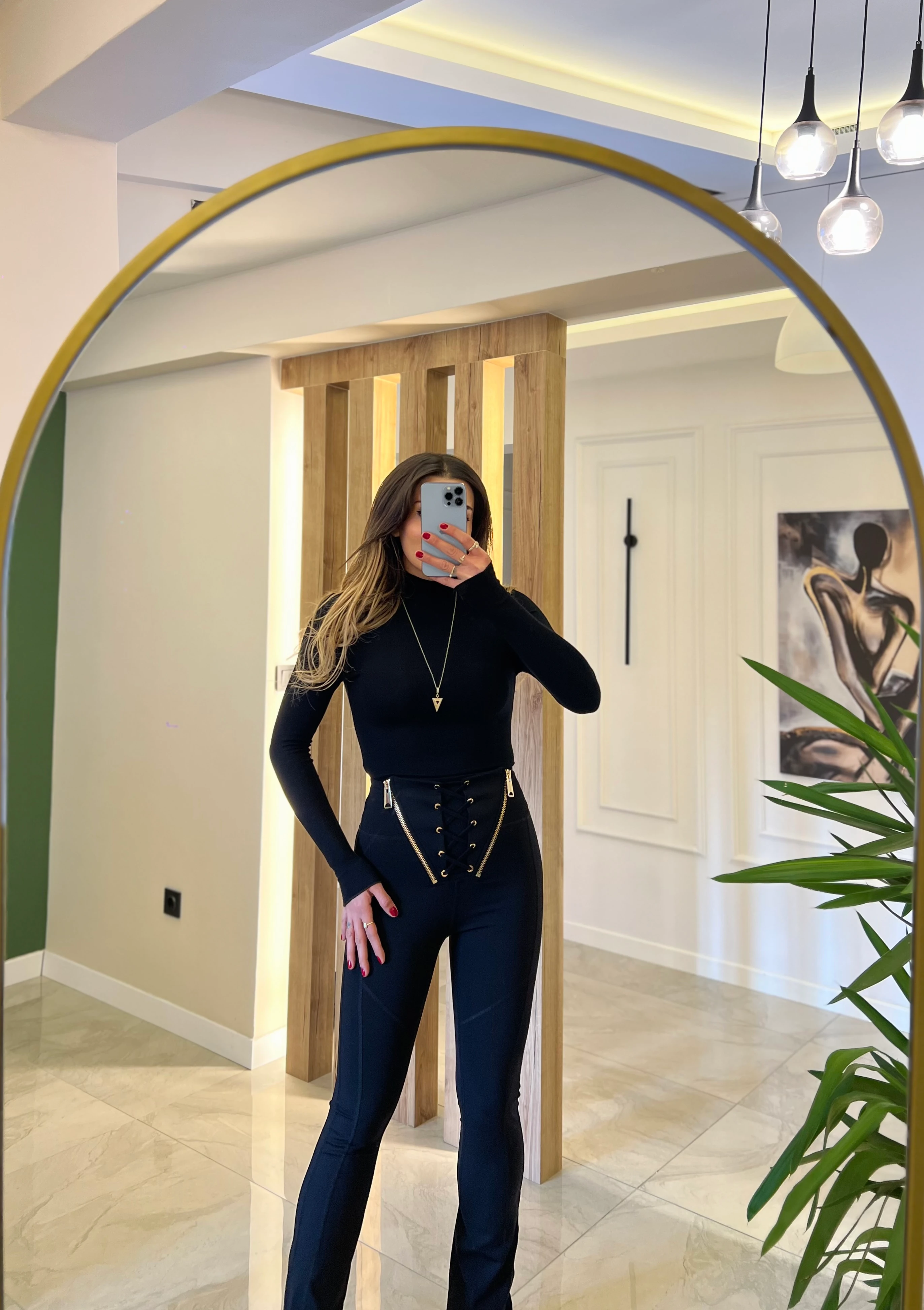 Luciana Flare Legging Gold