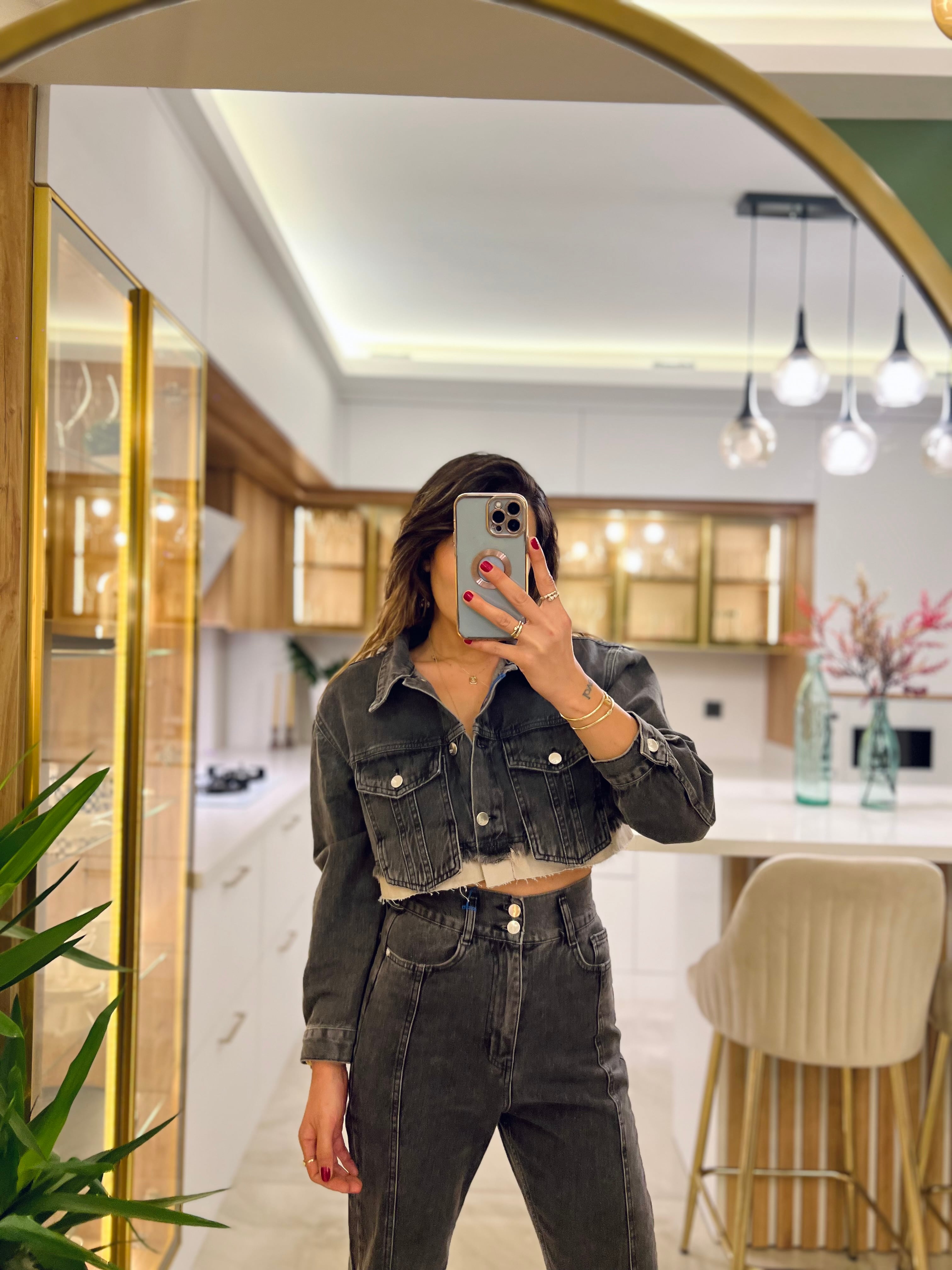Crop Kot Ceket