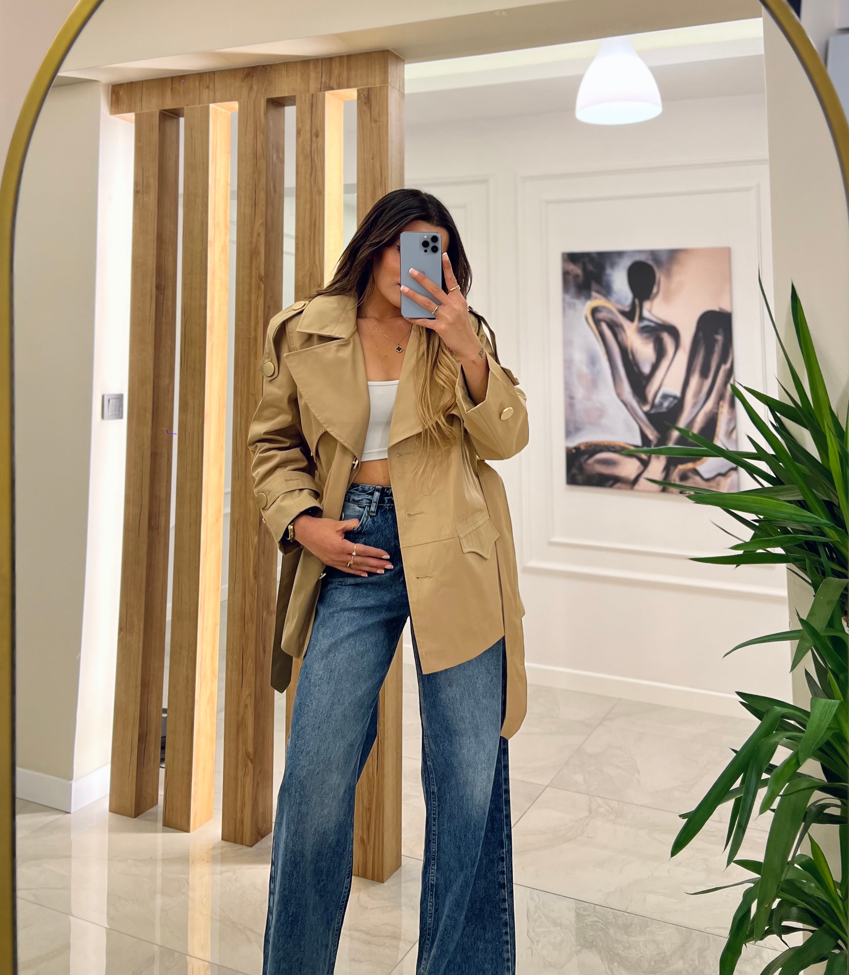 BERRY TRENCH COAT 