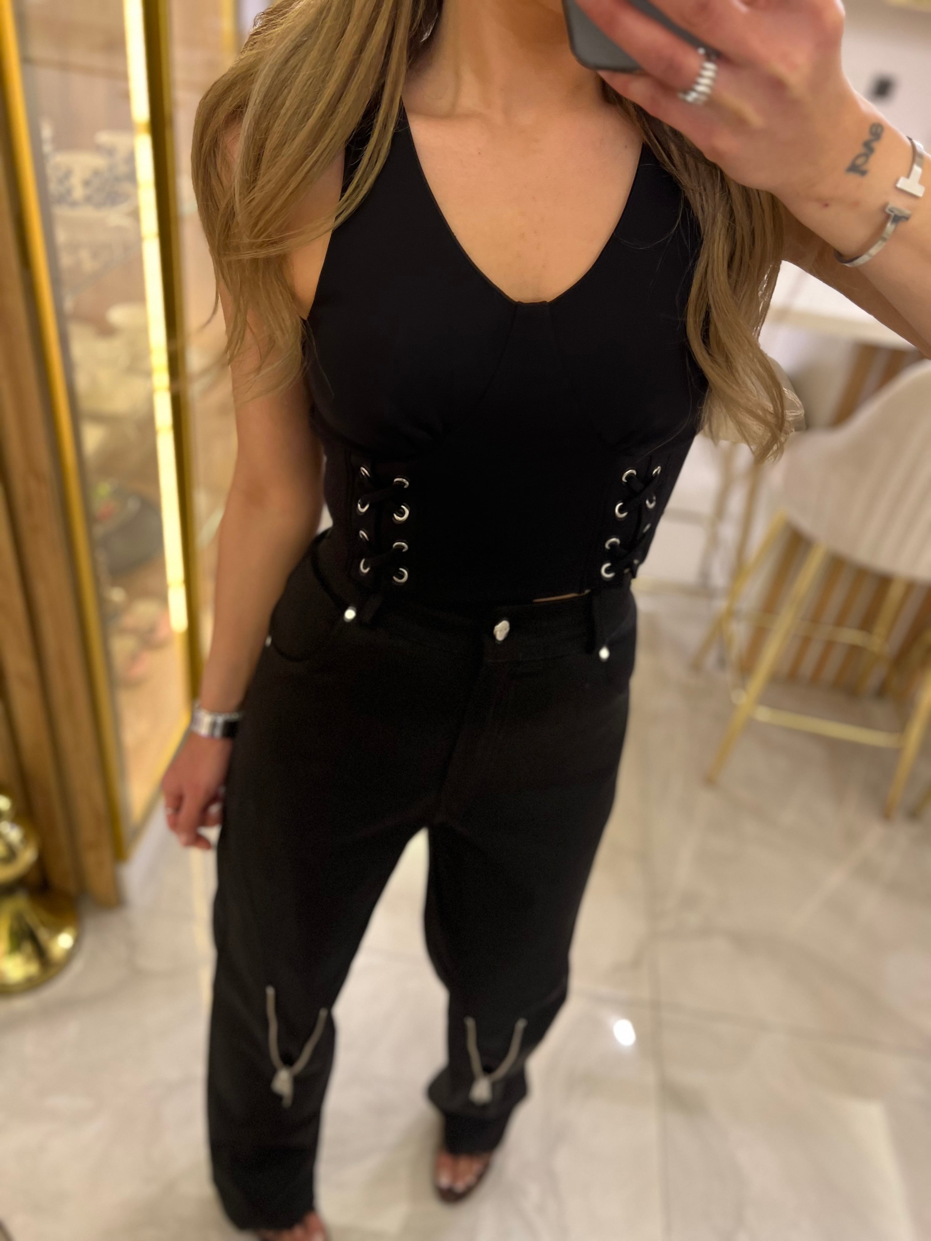 Lucy Pantolon - Siyah Renk