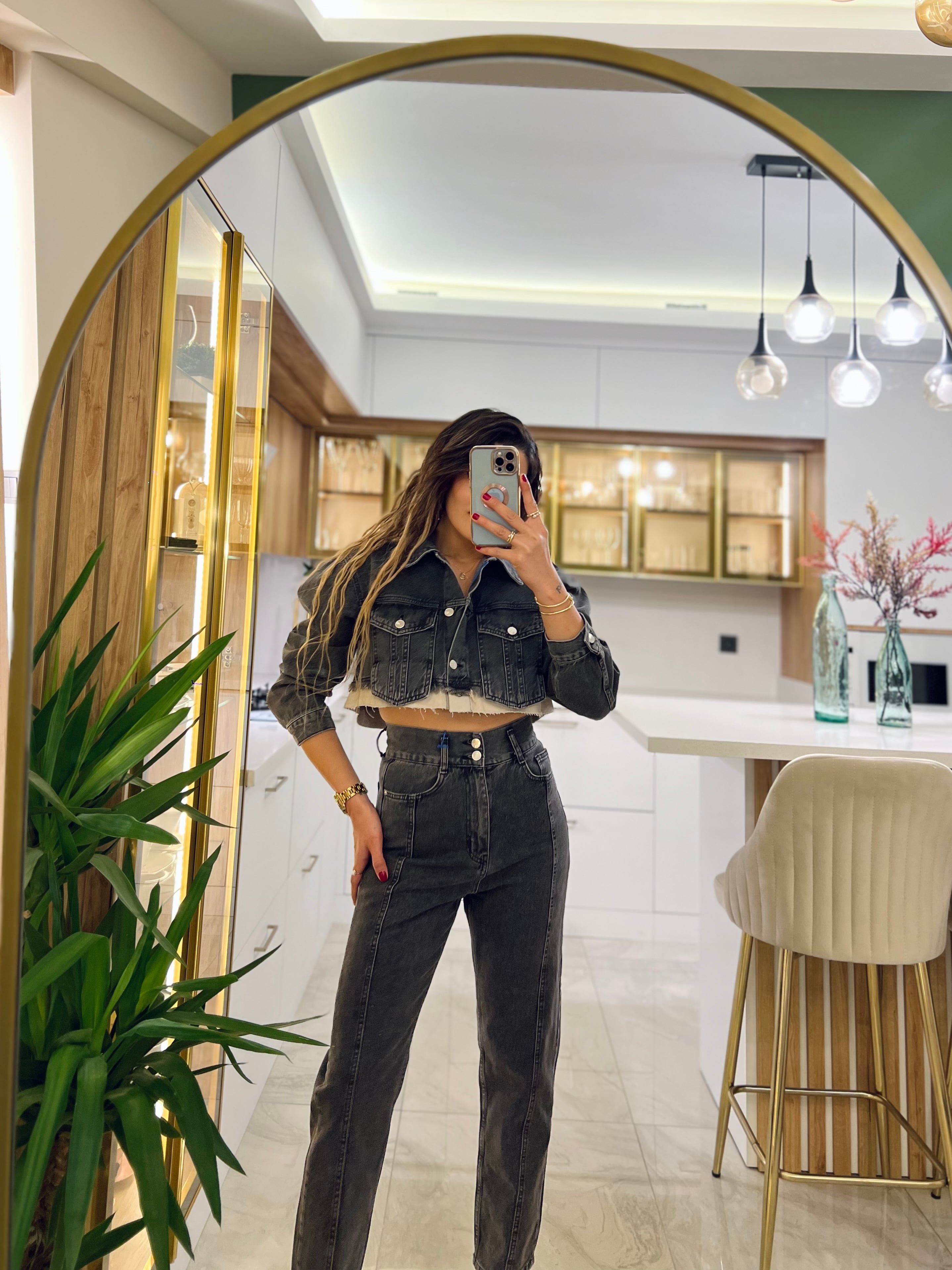 Crop Kot Ceket