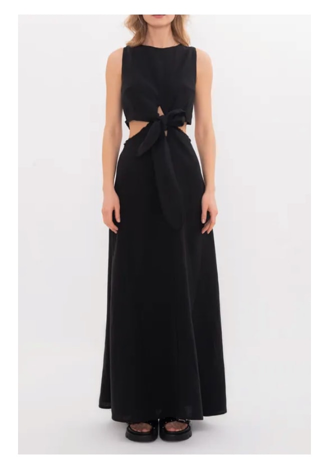 Ingale Dress - Siyah Renk