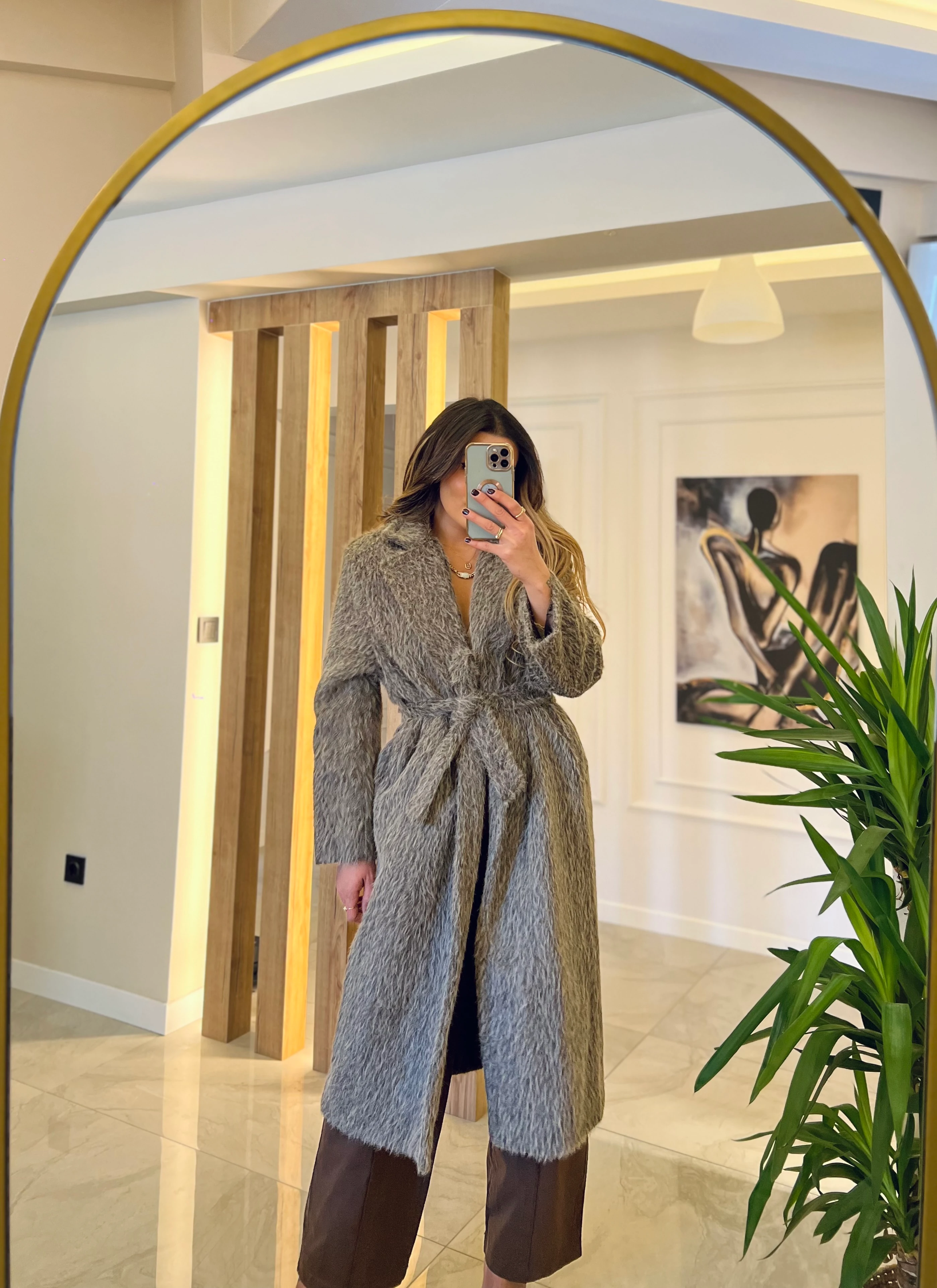 Kırçıllı Standart Beden Kürk