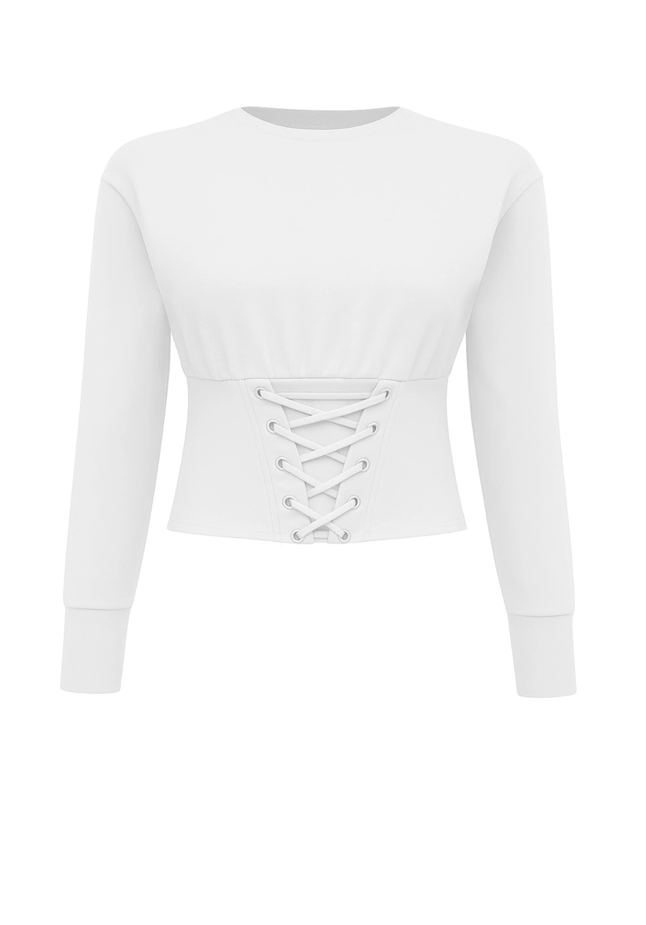 Lila Sweatshirt White 