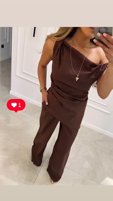 Acı Kahve Drape Detay Takım