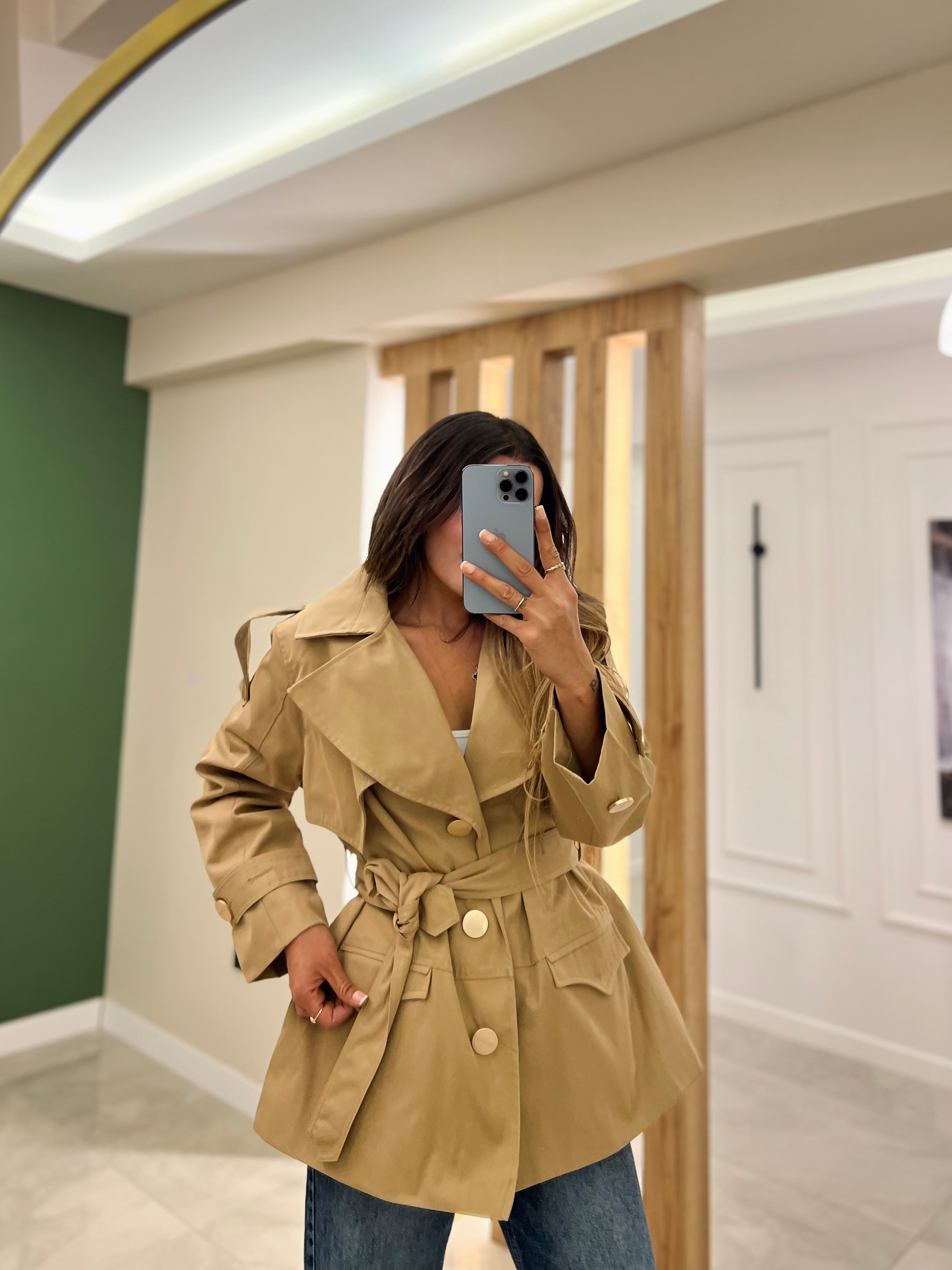 BERRY TRENCH COAT 