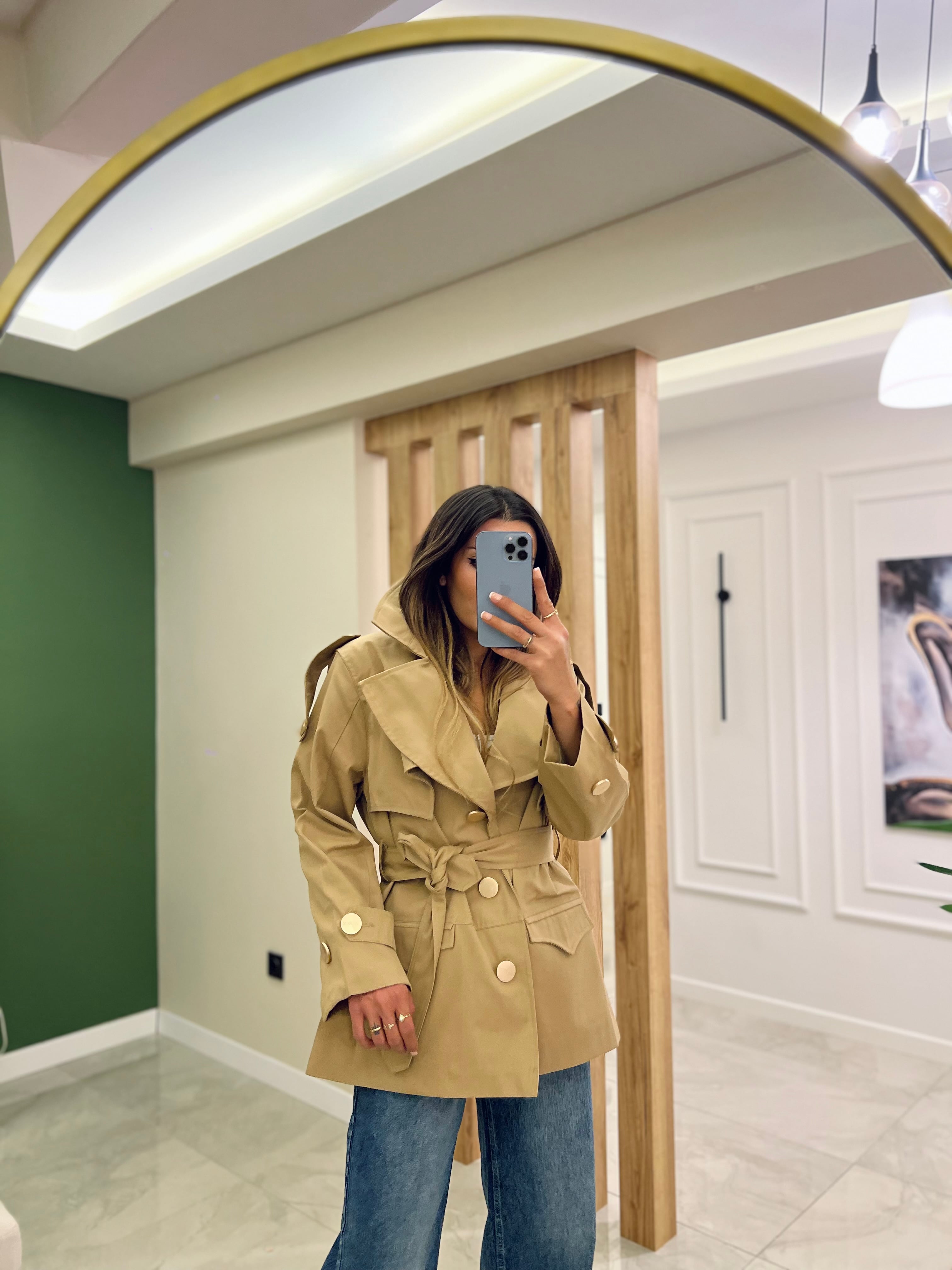 BERRY TRENCH COAT 