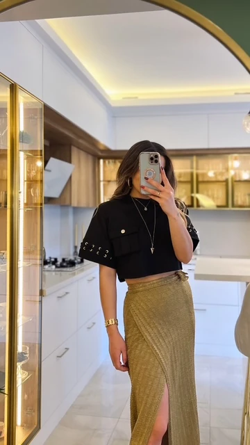 Lydia Top Siyah Renk