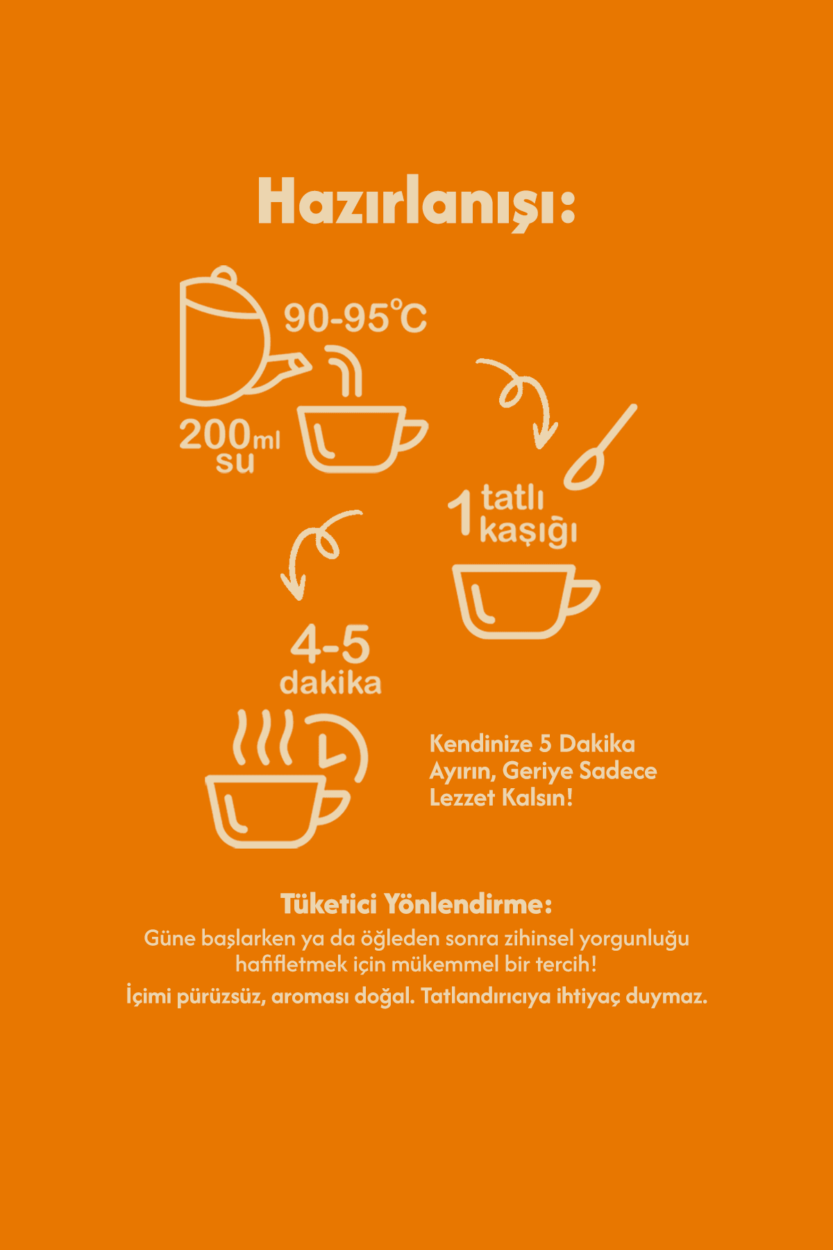 Vanilemur Rooibos Portakal & Vanilya Çayı 50g – Doğal Aromalı, Ferah ve Kafeinsiz