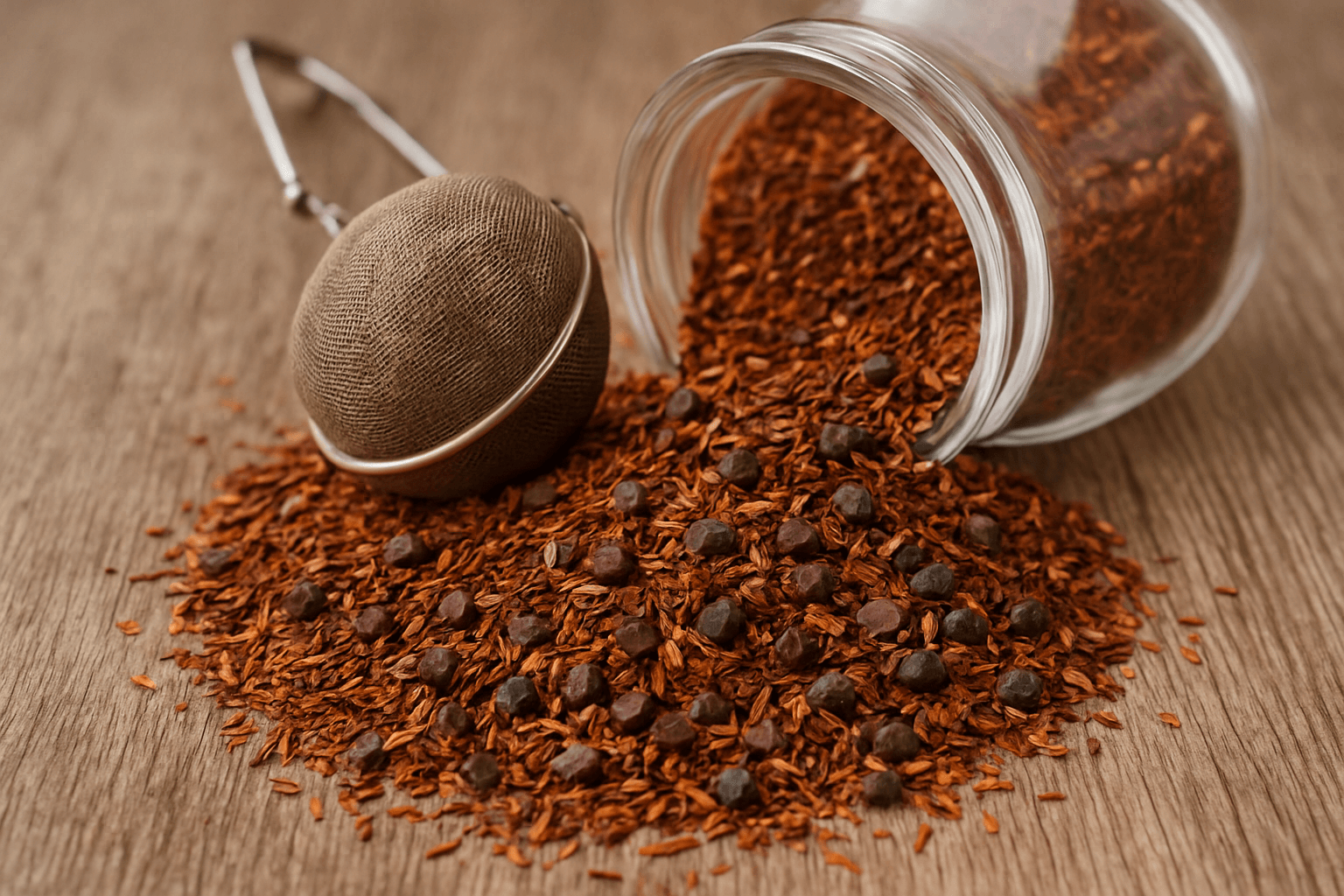 Vanilemur Rooibos Çikolata & Vanilya Çayı 50g – Doğal Aromalı, Kafeinsiz Keyif