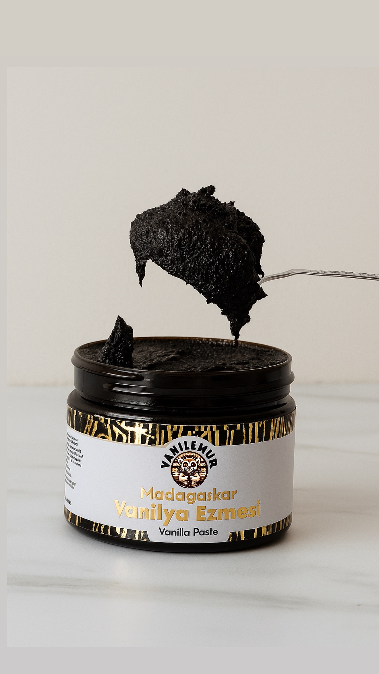 %100 Doğal Madagaskar Bourbon Vanilya Ezmesi (Vanilla Paste) Net:200GR