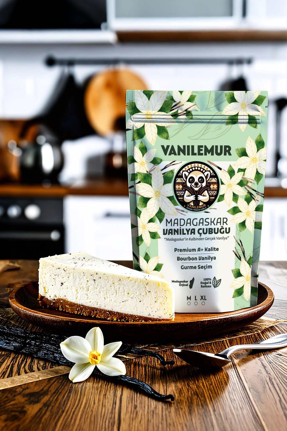 Vanilya Çubuğu 100 Adet (Yeni Hasat) Madagaskar Vanilyası [L]