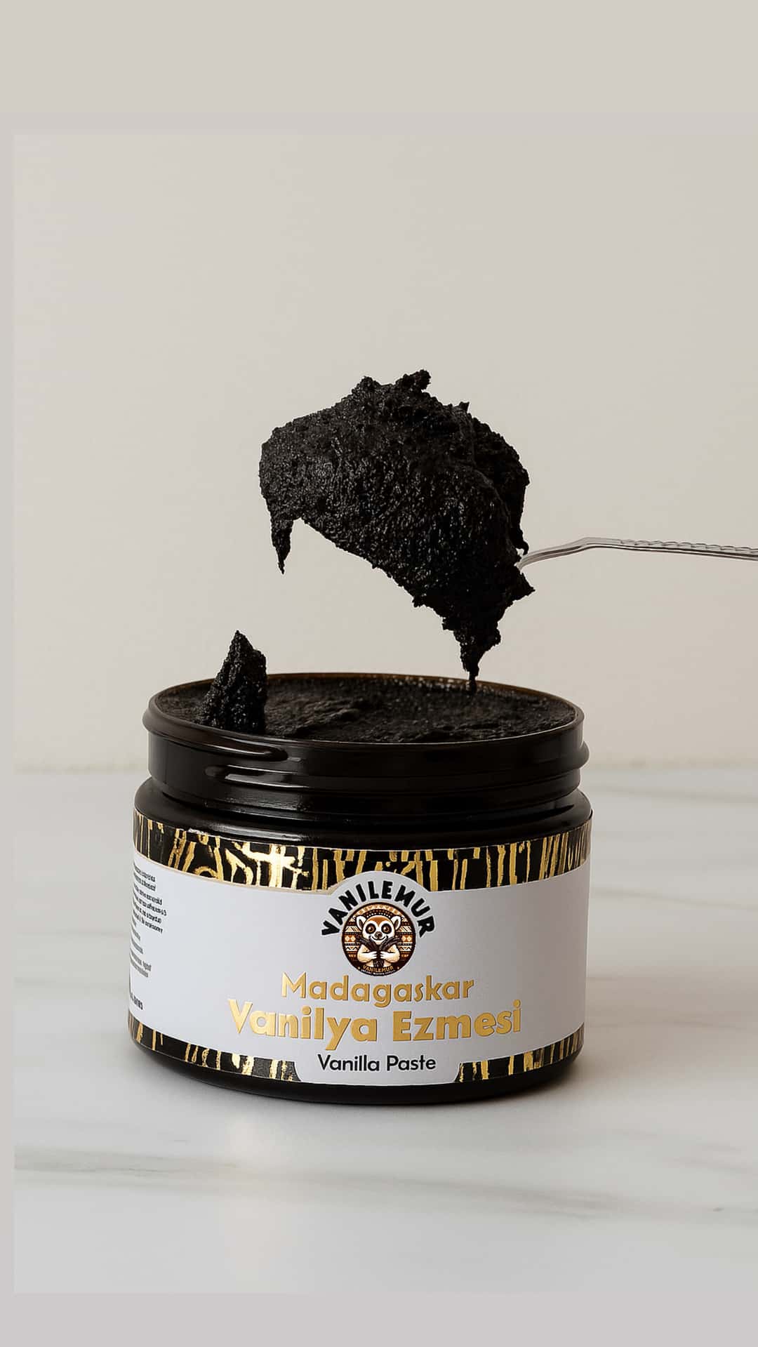 %100 Doğal Madagaskar Bourbon Vanilya Ezmesi (Vanilla Paste) Net:20GR