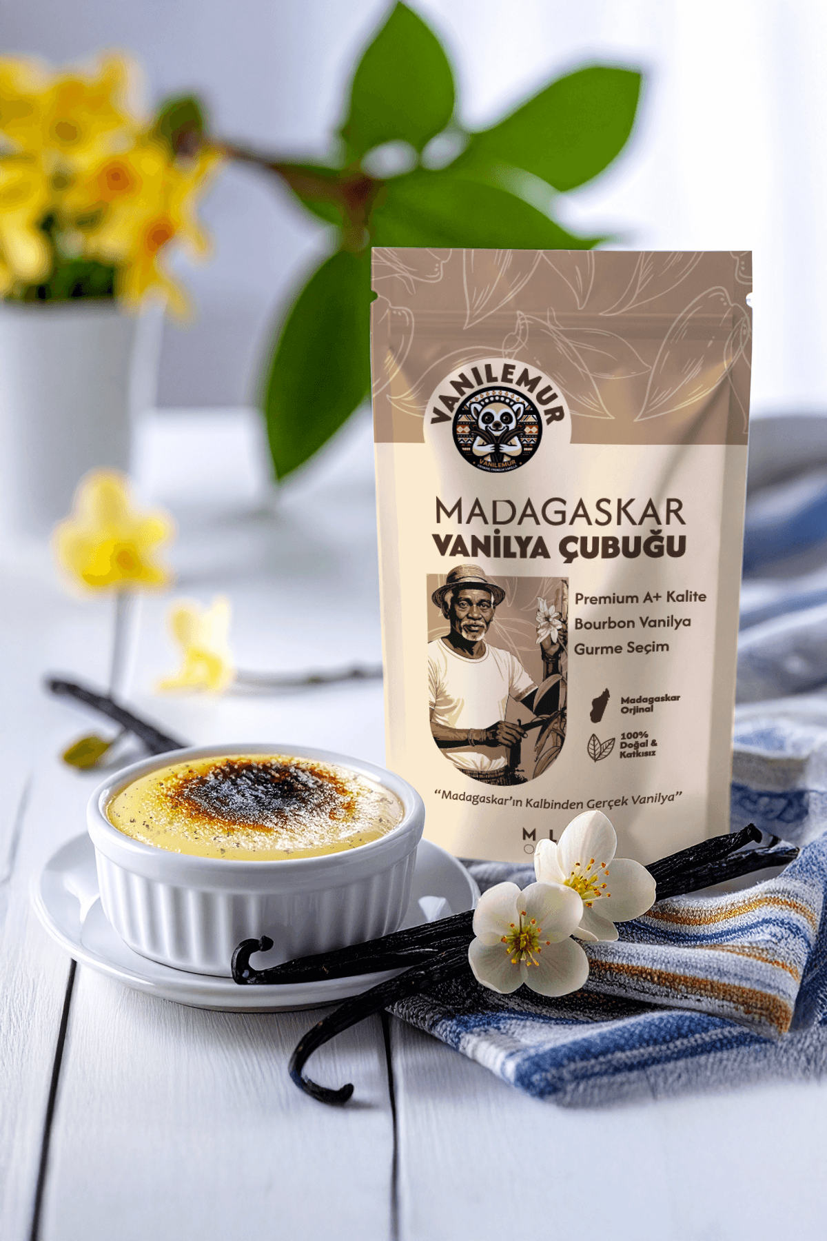 Vanilya Çubuğu 1 KG  (Yeni Hasat) Madagaskar Vanilyası [XL]
