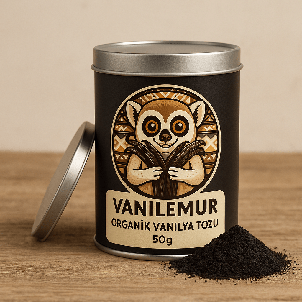Vanilemur Organik Vanilya Tozu 50g – Saf, Doğal ve Aromatik Lezzet