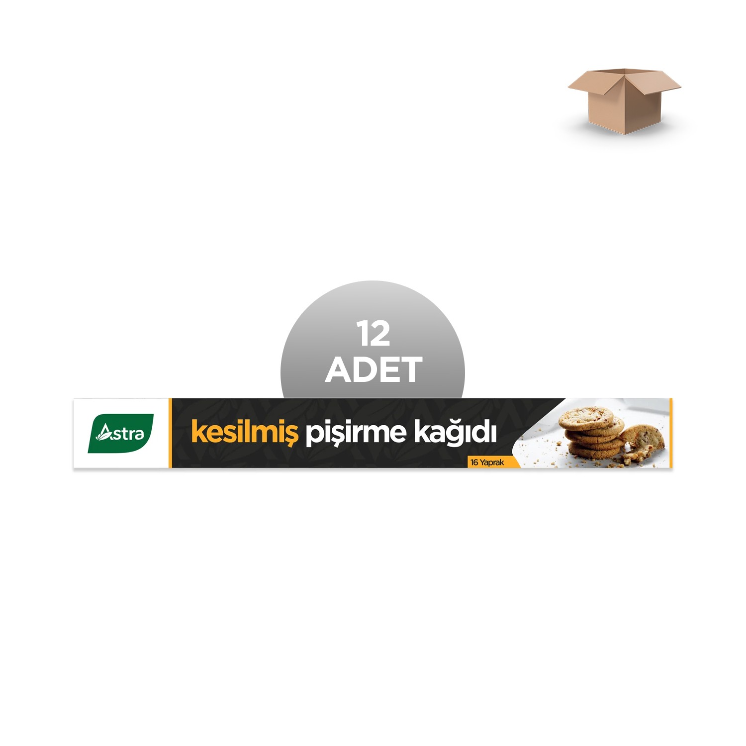 ASTRA Toptan Kesilmiş Pişirme Kağıdı 37x42 cm 16'lı - Koli İçi 12'li