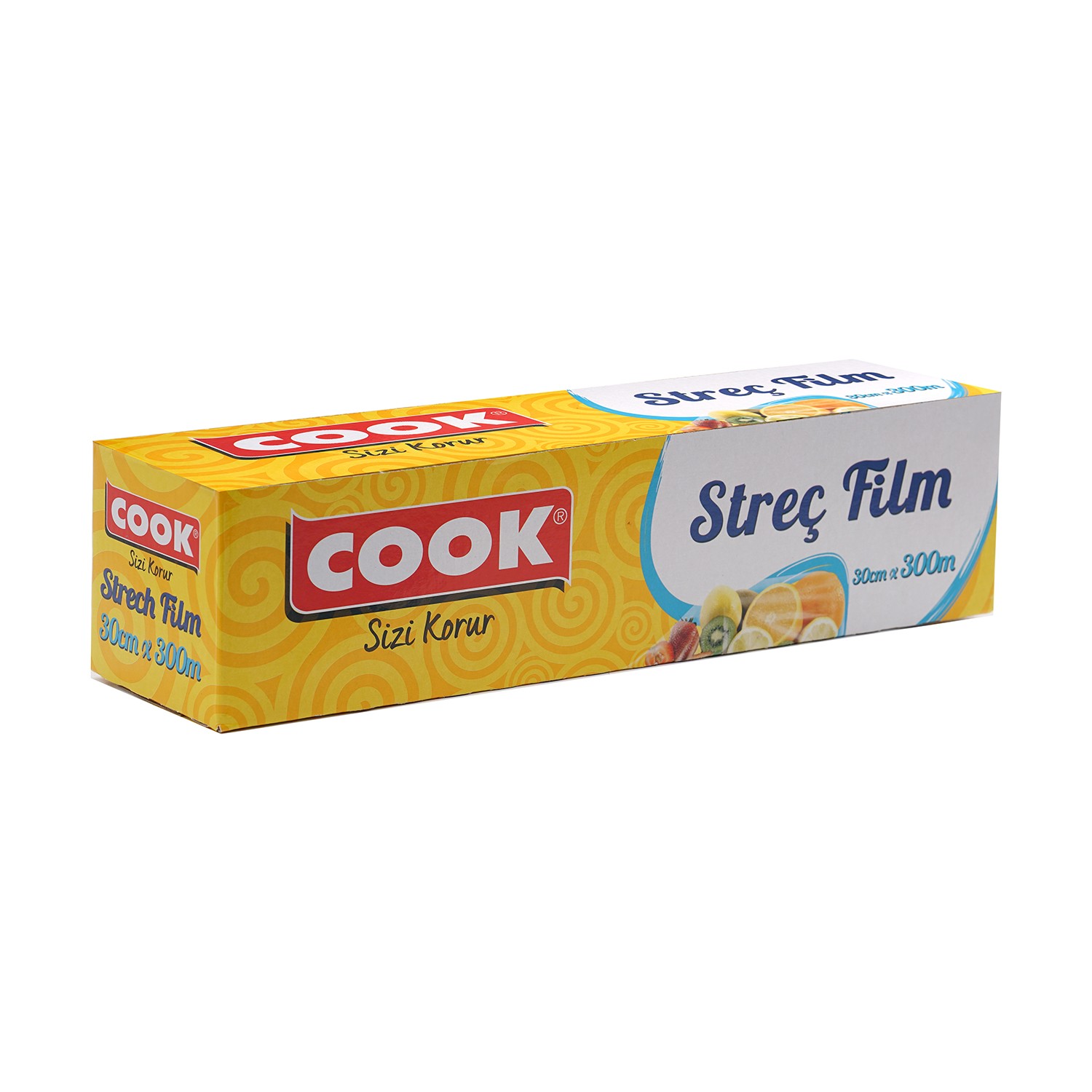 COOK EDT Streç Film PVC Sari 8 Mic Plastik Testereli