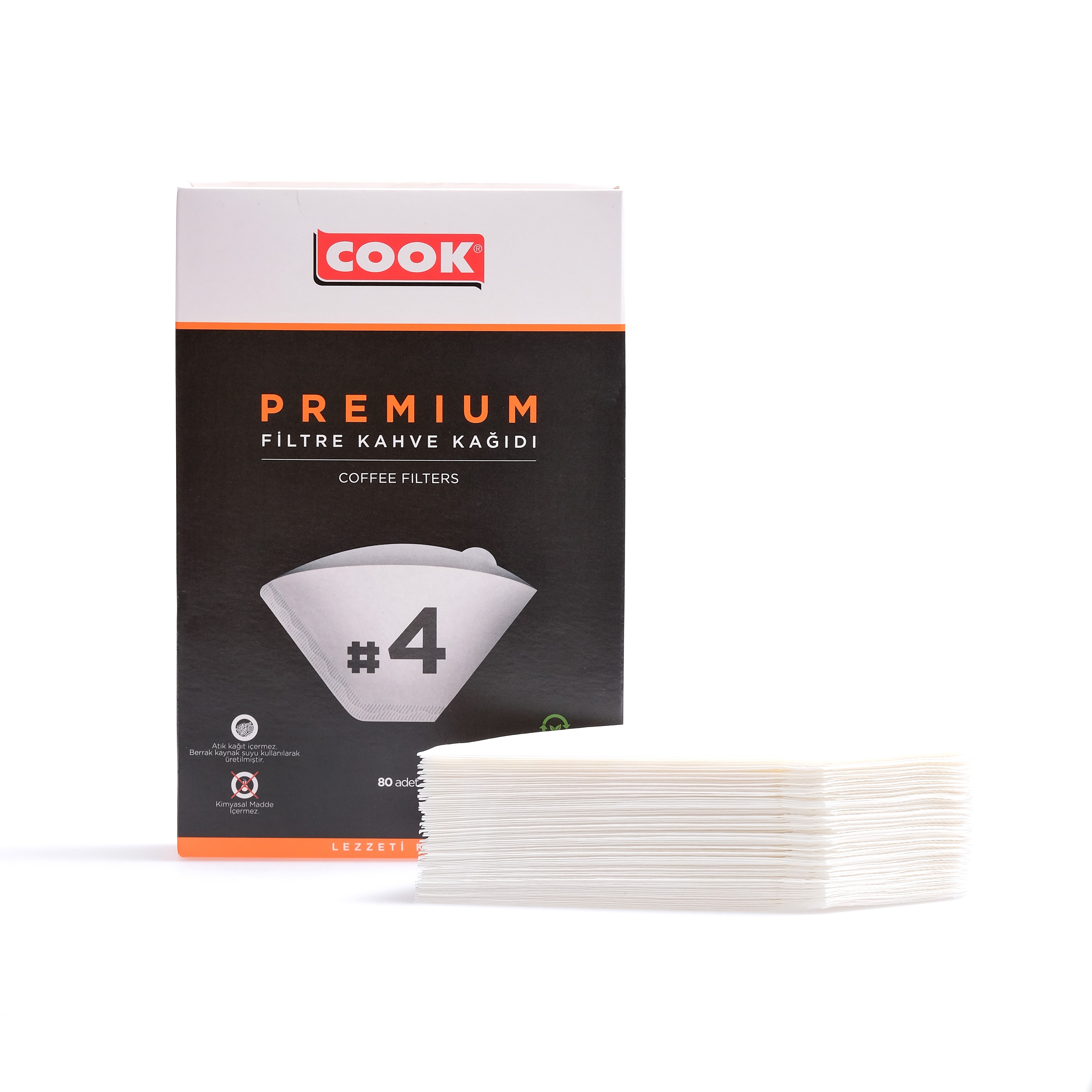 COOK Premium Filtre Kahve Kağıdı Ebat 4