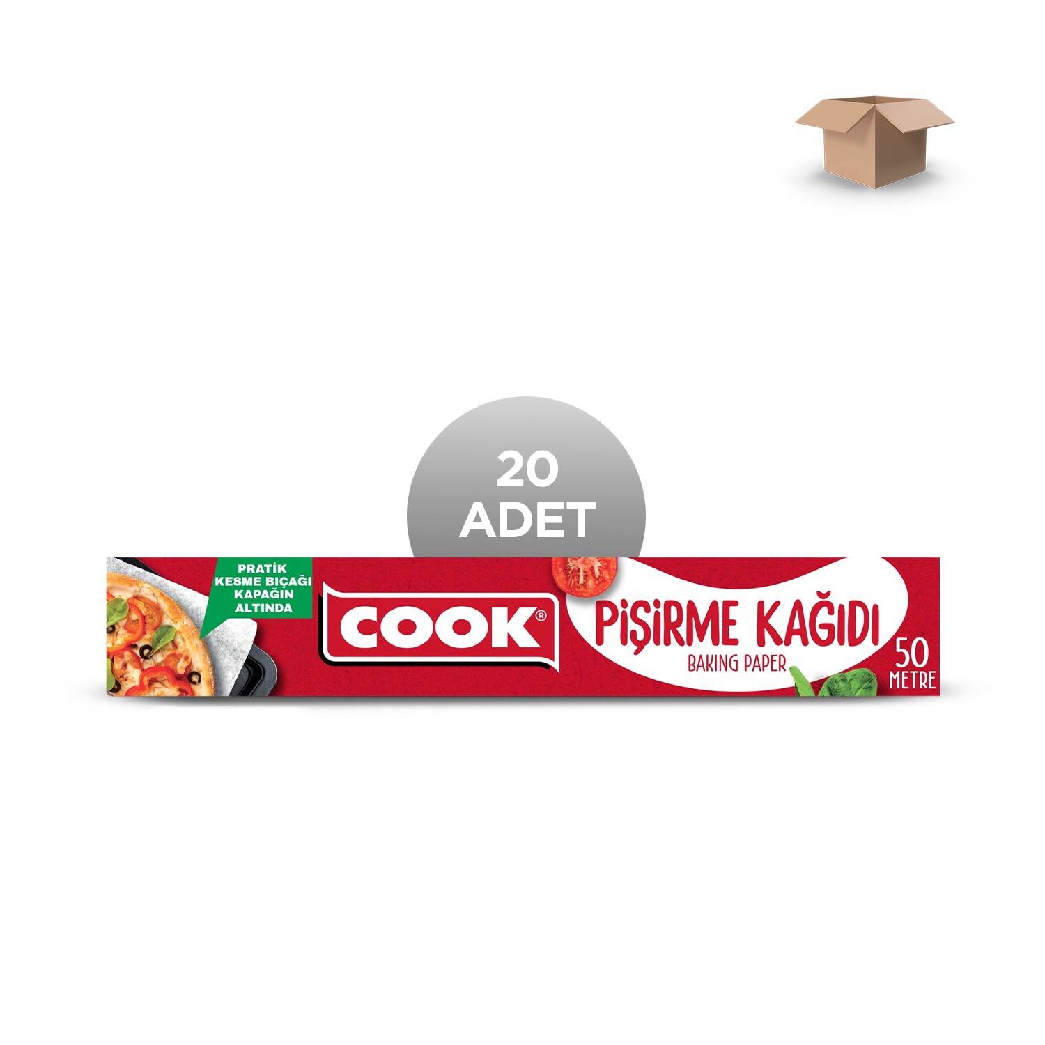 COOK Toptan EDT Pişirme Kağıdı 37x50 Metre - Koli İçi 20'li