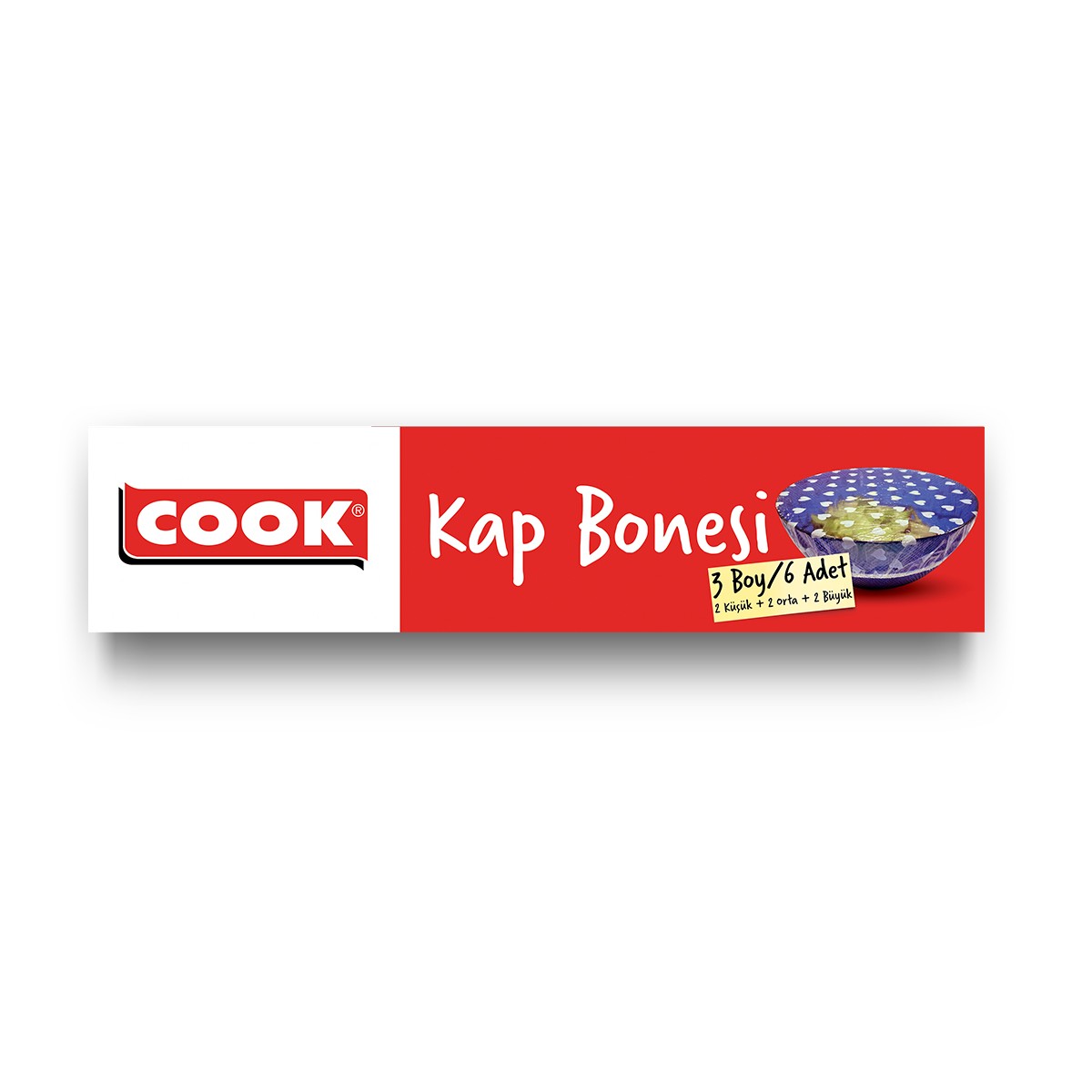 COOK Kap Bonesi - 3 Boy 6 Adet