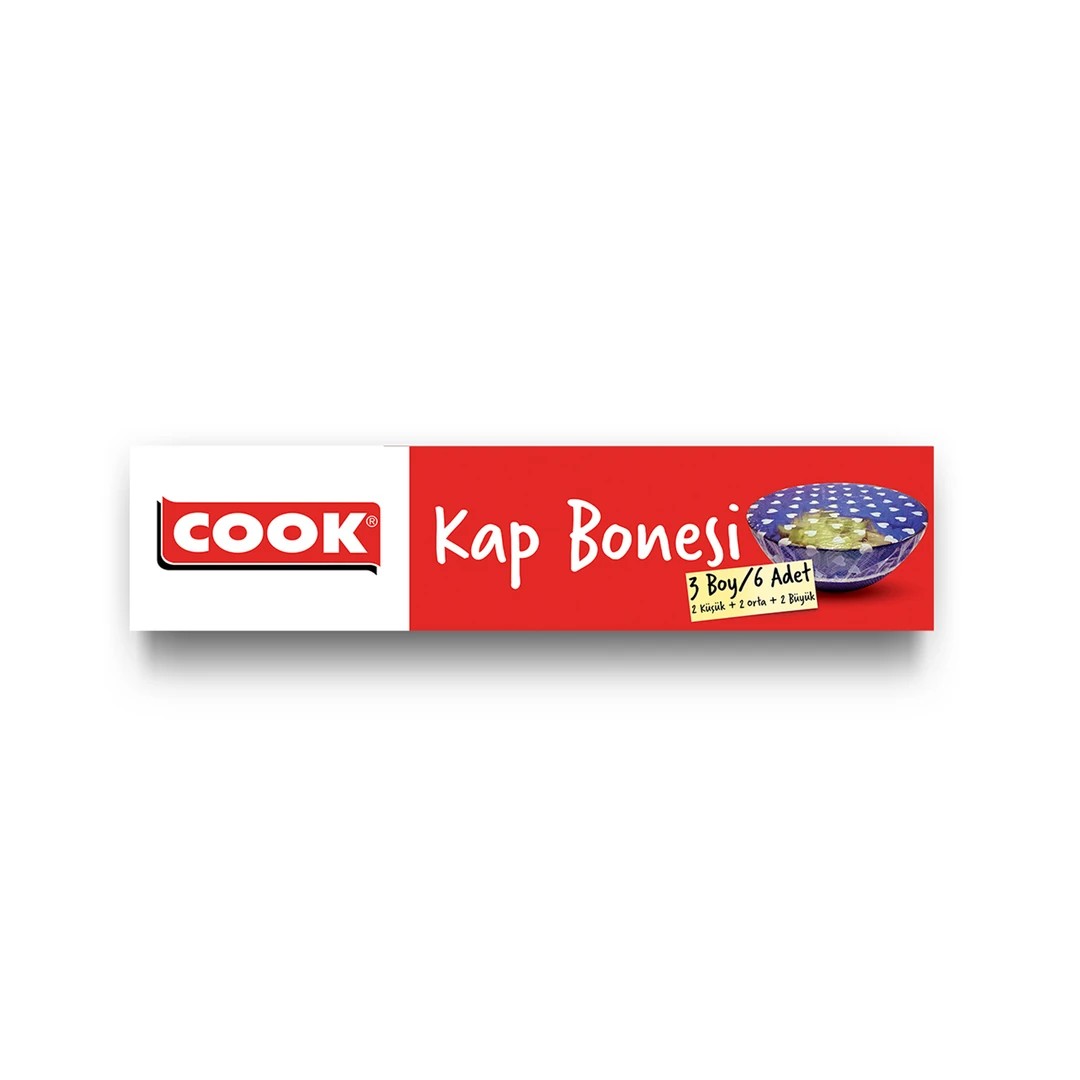 COOK Toptan Kap Bonesi 3 Boy 6 Adet Koli İçi 24'lü