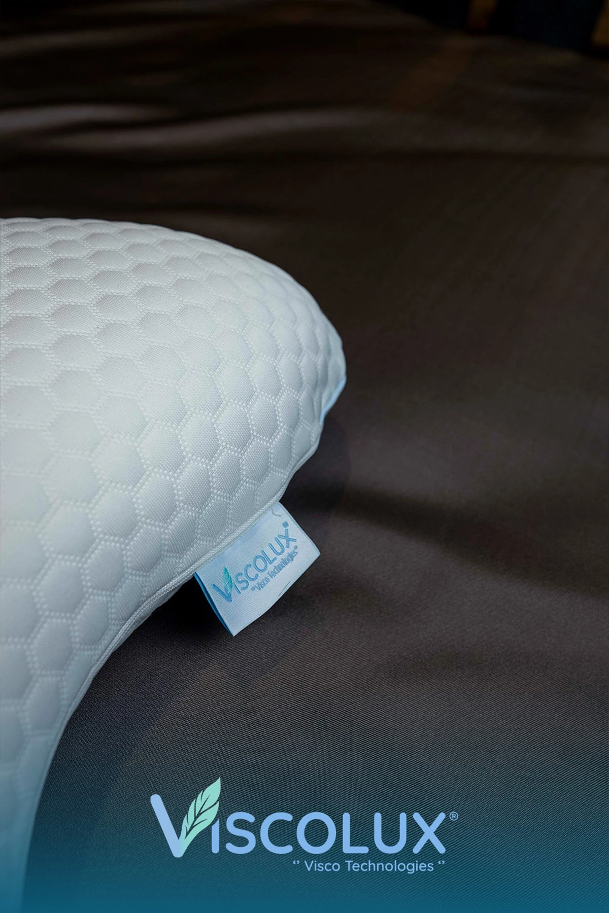 Visco Kelebek Yastık - Özel Ortopedik Boyun Destekli Visco Yastık 57x45x13