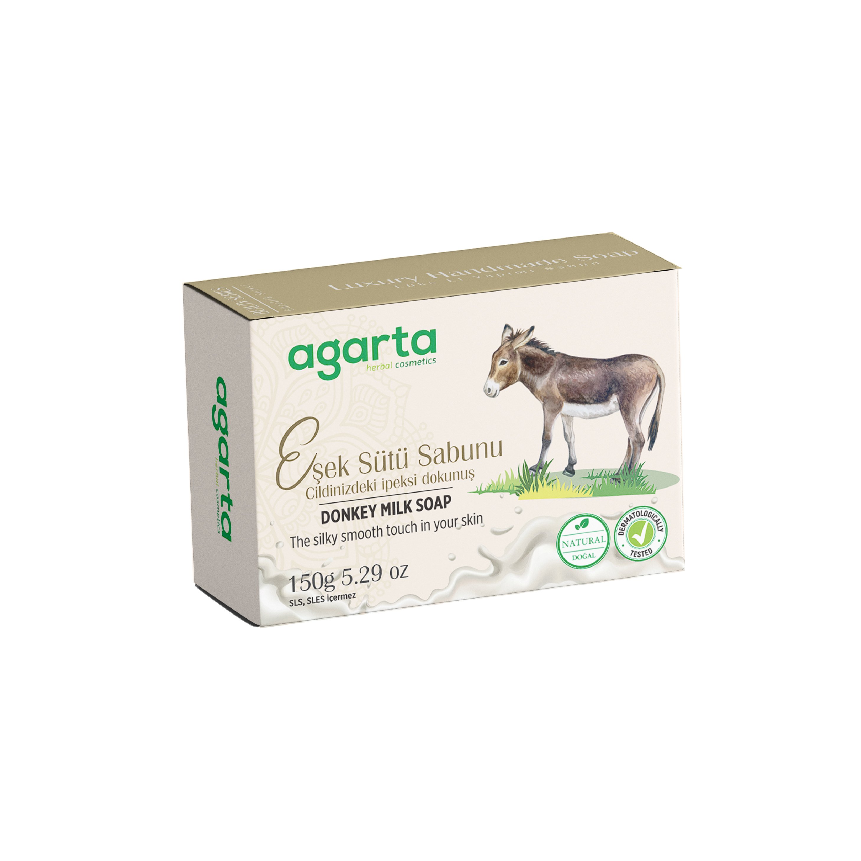 Agarta Doğal El Yapımı Eşek Sütü Sabunu 150 gr