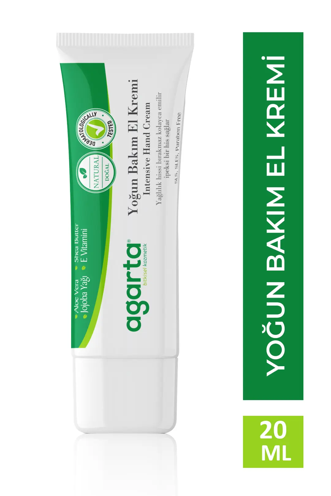 Doğal Nemlendirici Yoğun Bakım El Kremi 20 ml