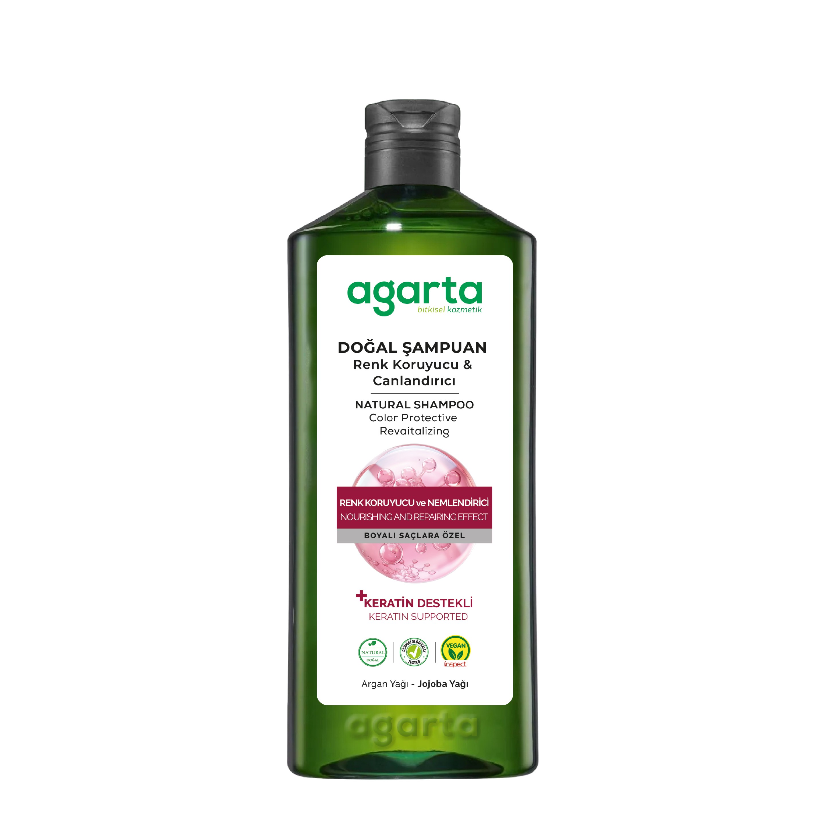 Agarta Doğal Saçlar Renk Koruyucu ve Canlandırıcı Şampuan 400 ml