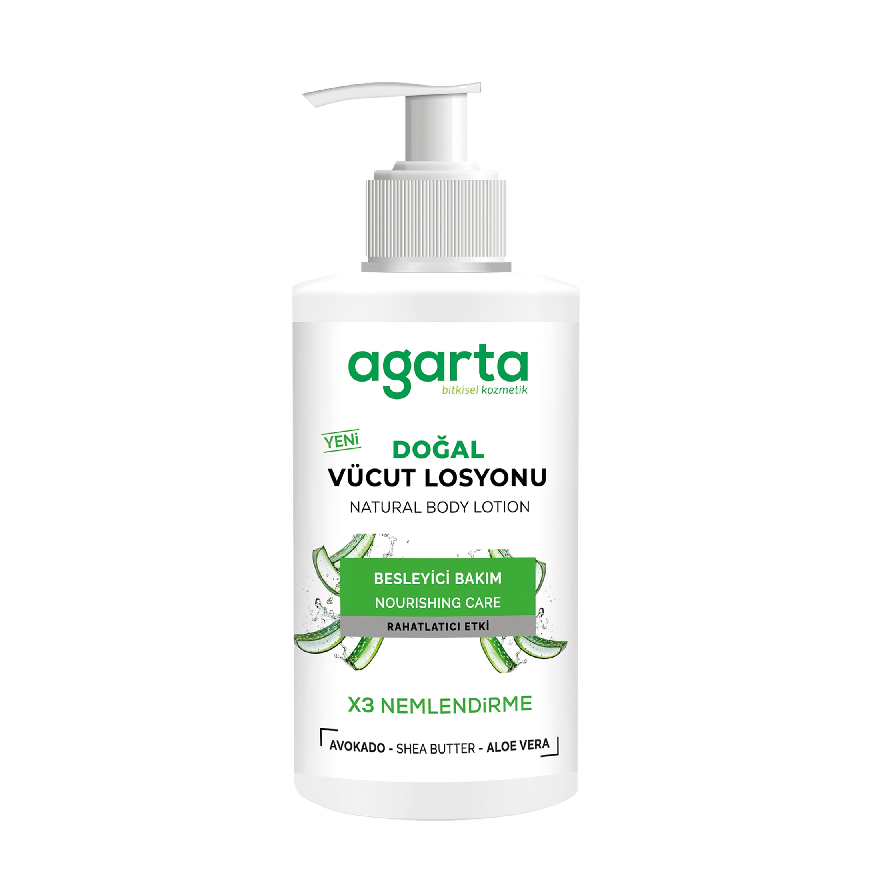 Doğal Nemlendirici Vücut Losyonu 315 ML