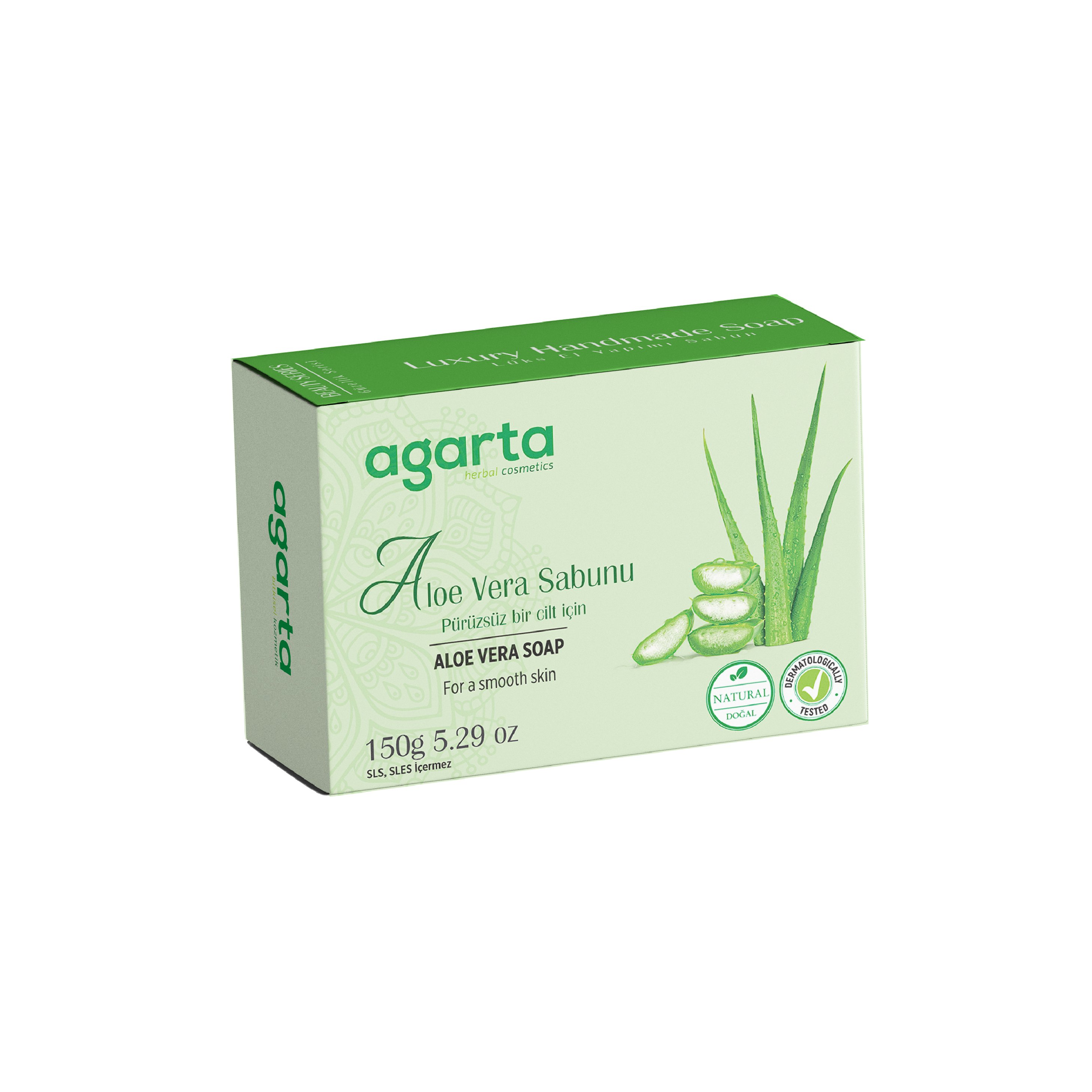 Agarta Doğal El Yapımı Aloe Vera Sabunu 150 gr