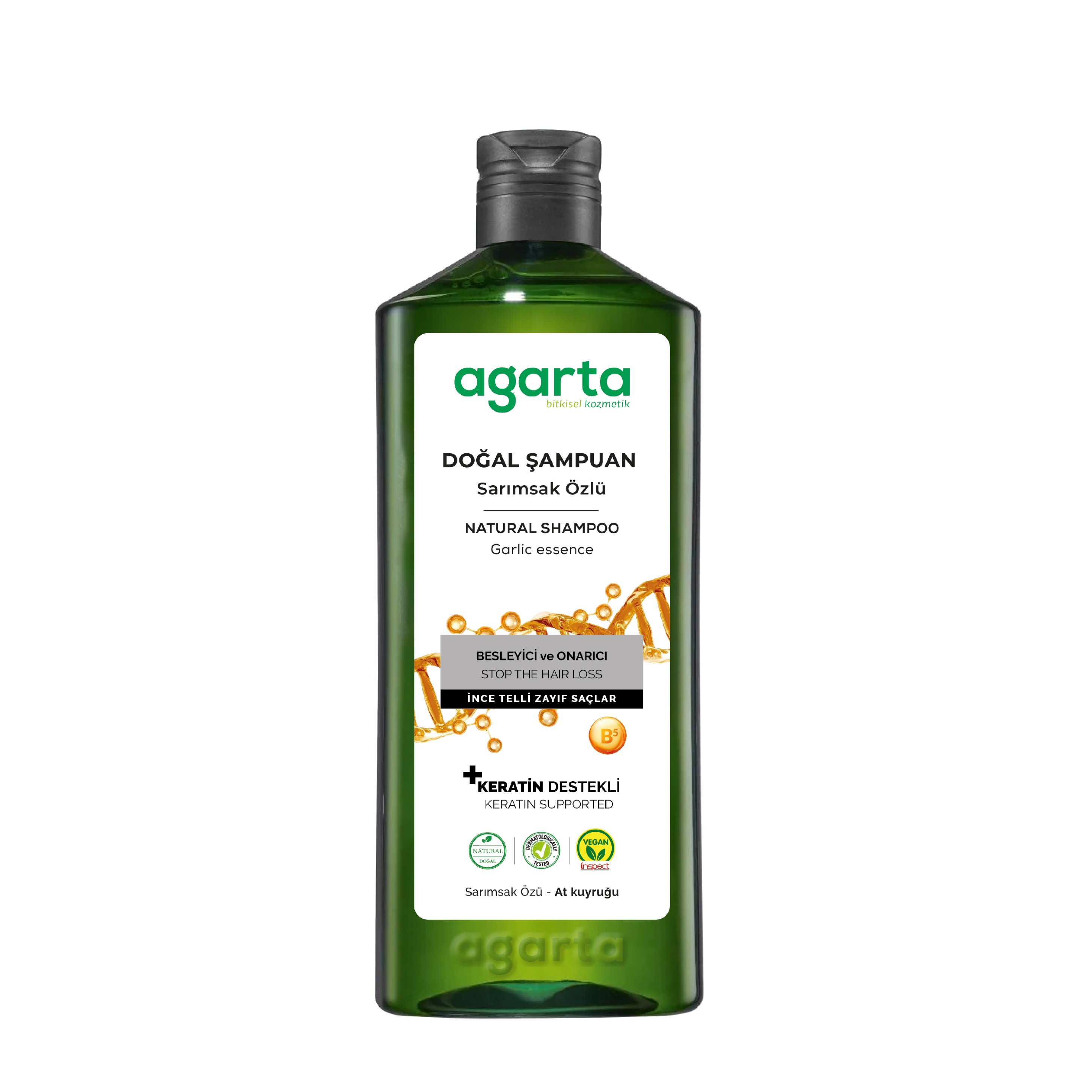 Agarta Doğal Şampuan Sarımsaklı 400 ml