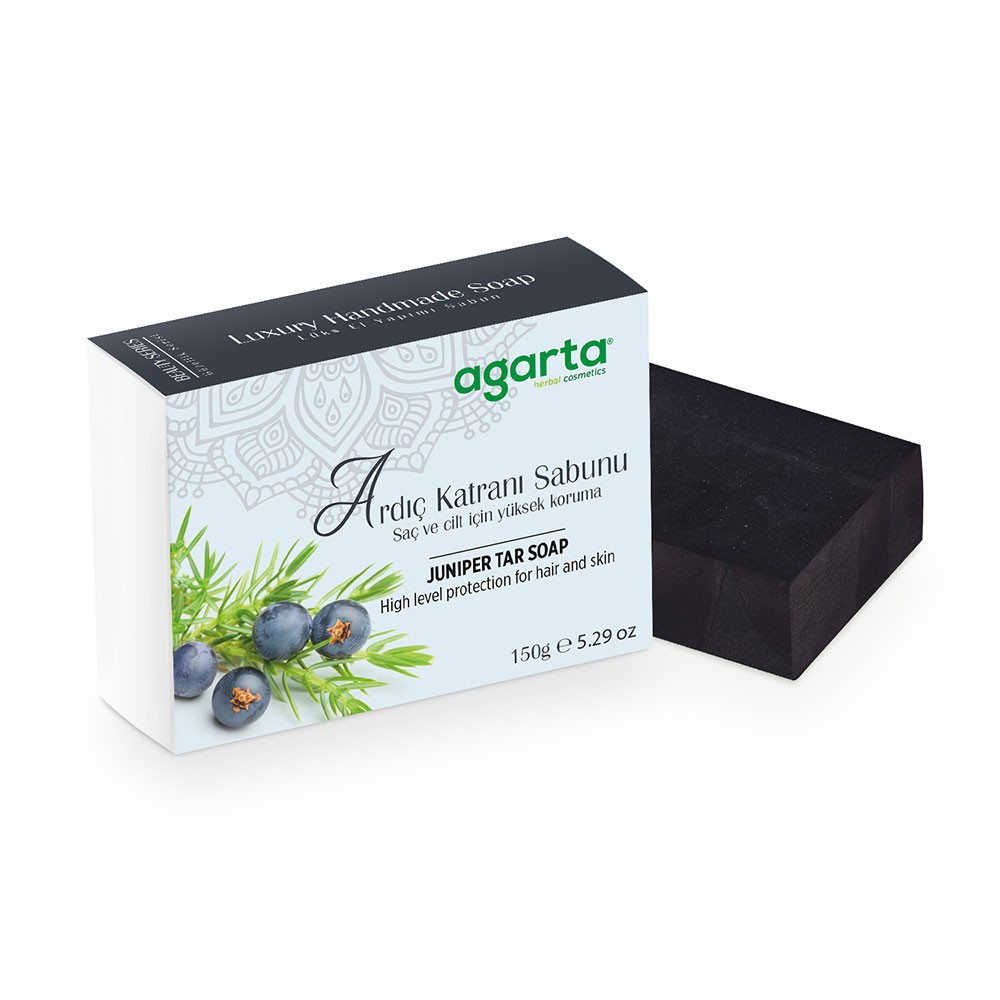 Agarta Doğal El Yapımı Ardıç Katranı Sabunu 150 gr