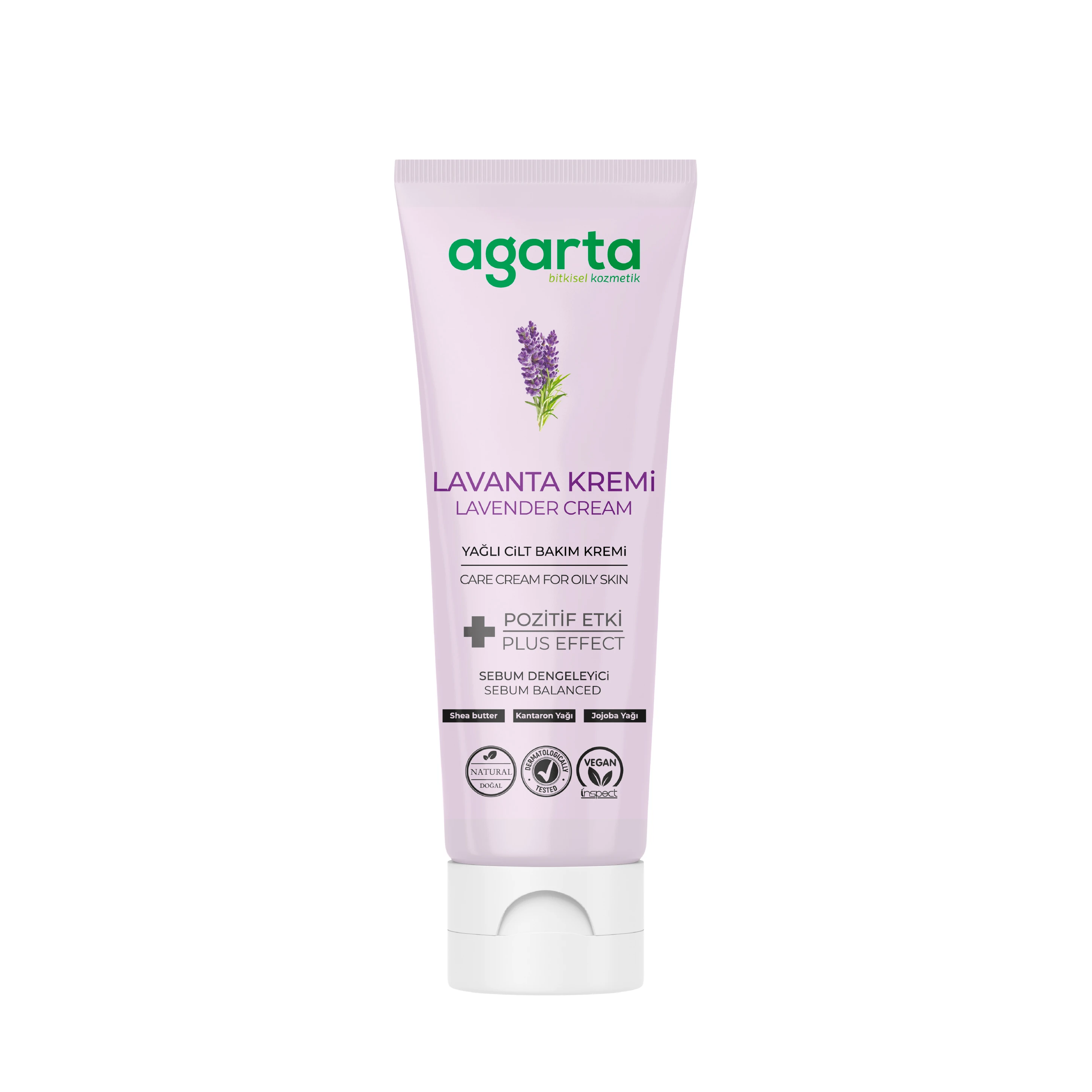 Doğal Lavanta Cilt Bakım Kremi 75 Ml